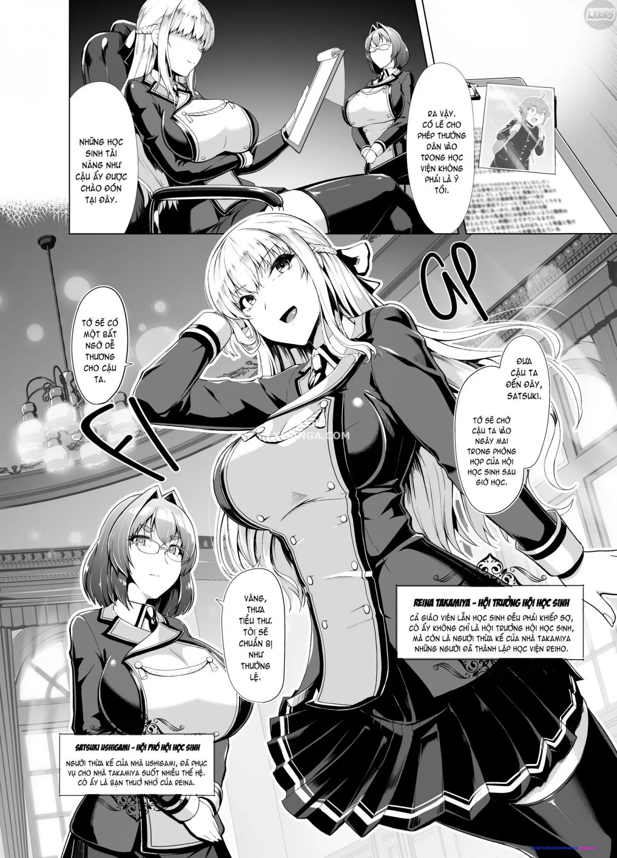 HentaiVN.net - Ảnh 6 - The Student Council's Demand - Chap 1