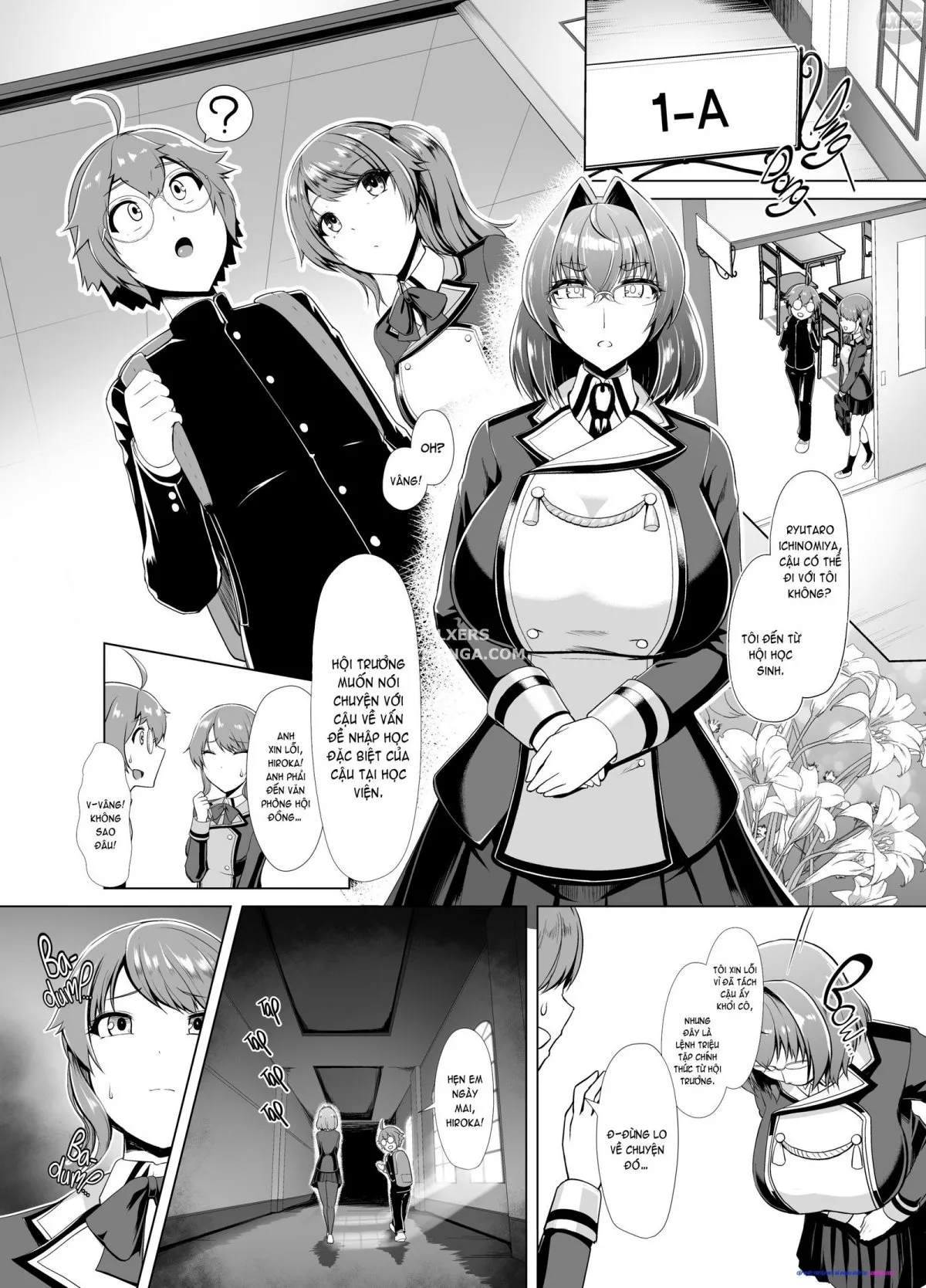 HentaiVN.net - Ảnh 7 - The Student Council's Demand - Chap 1