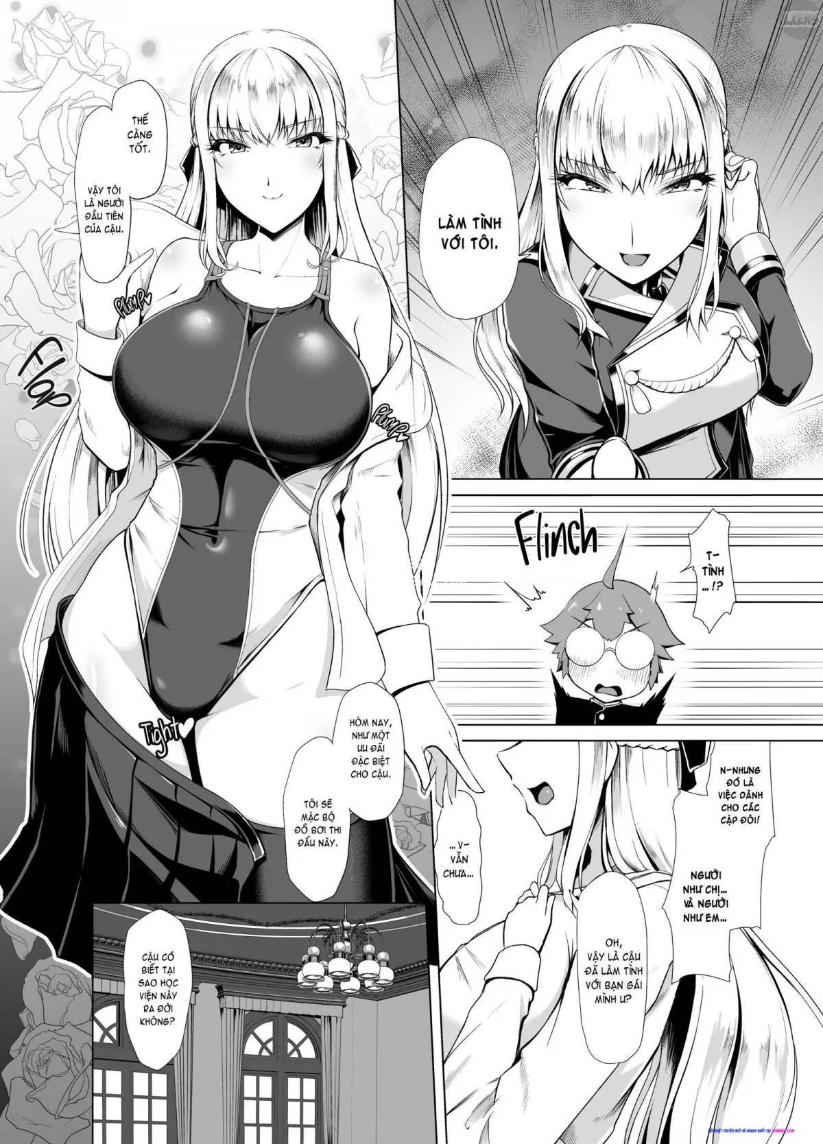 HentaiVN.net - Ảnh 9 - The Student Council's Demand - Chap 1