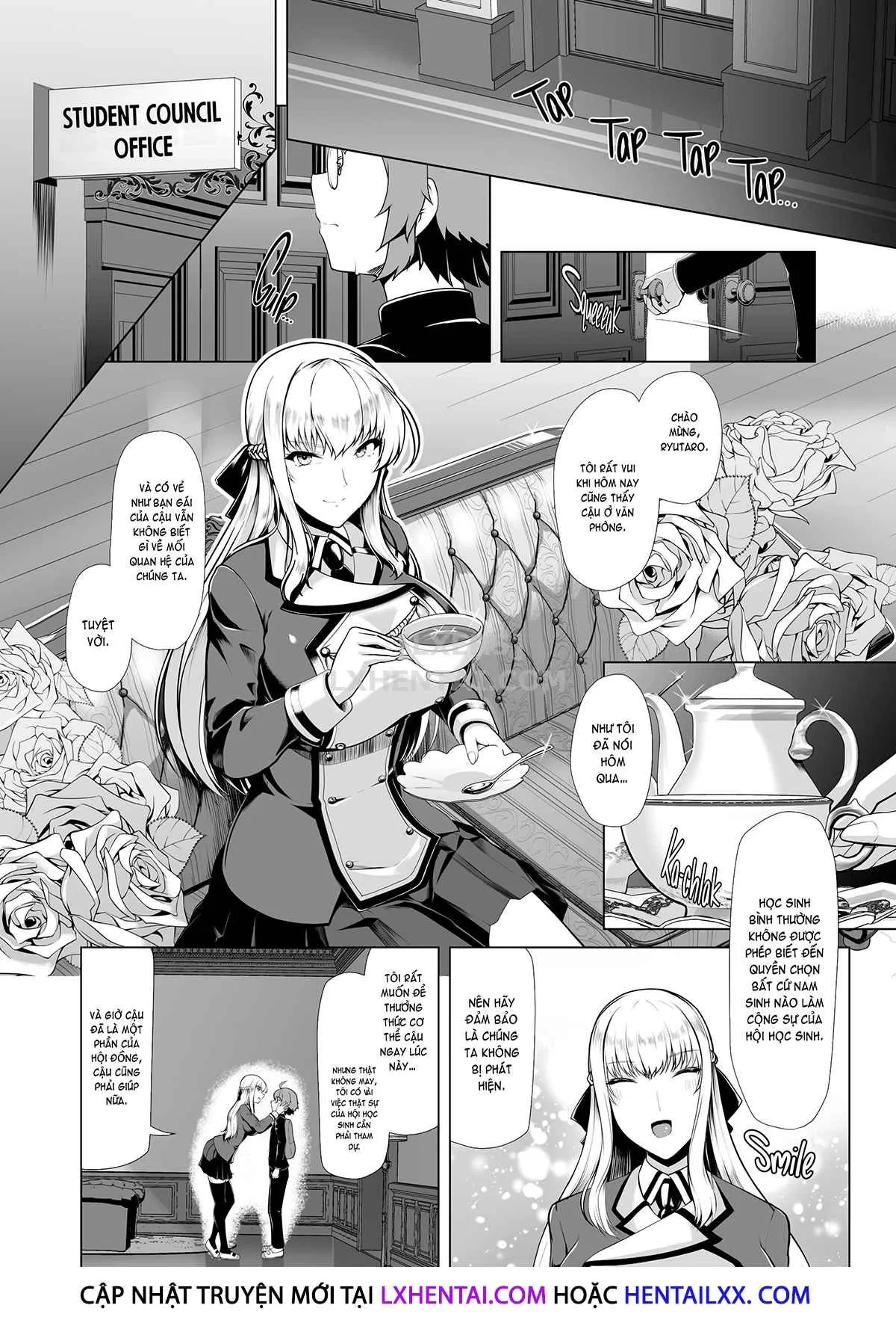 HentaiVN.net - Ảnh 10 - The Student Council's Demand - Chap 2
