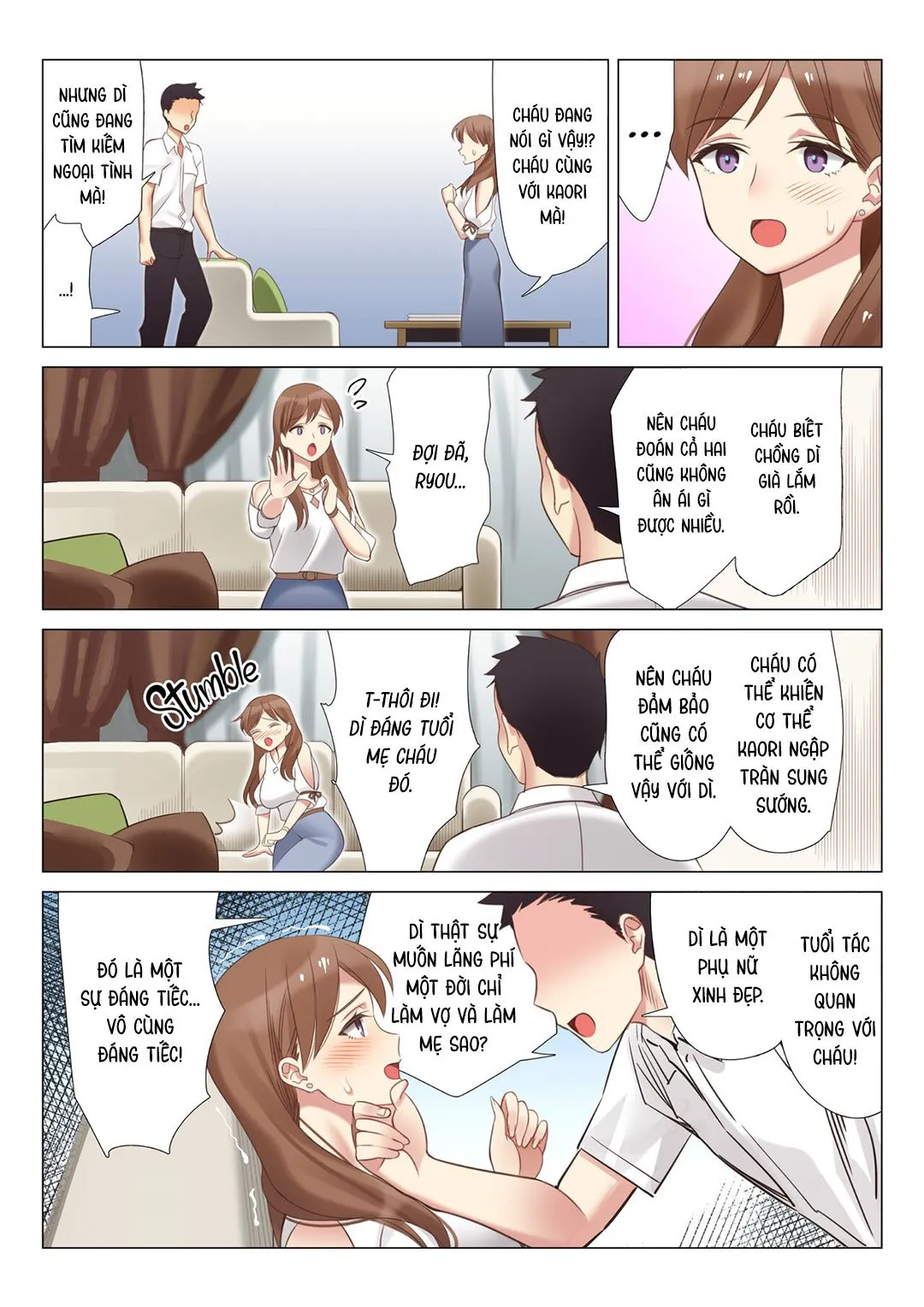 HentaiVN.net - Ảnh 11 - Quan hệ với mẹ của bạn gái tôi - Chap 1
