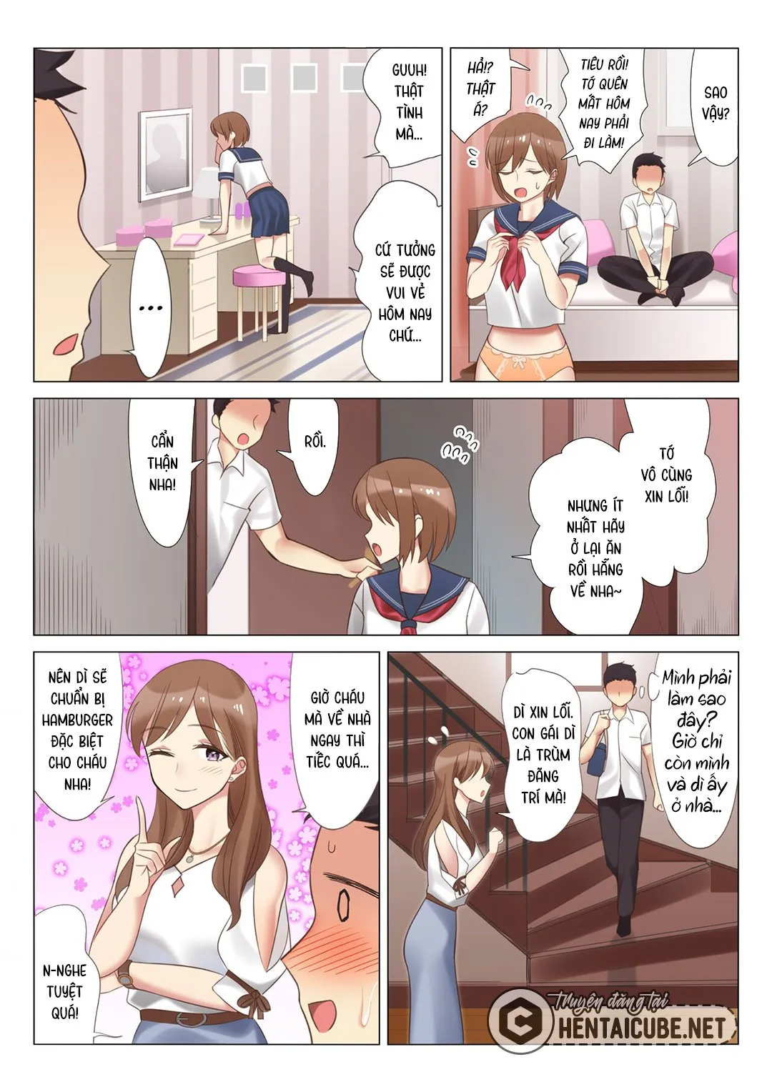 HentaiVN.net - Ảnh 7 - Quan hệ với mẹ của bạn gái tôi - Chap 1
