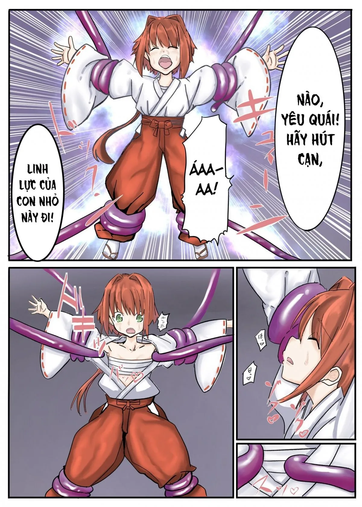 HentaiVN.net - Ảnh 10 - Vu nữ của quỷ. [Oni Miko] - Chap 1