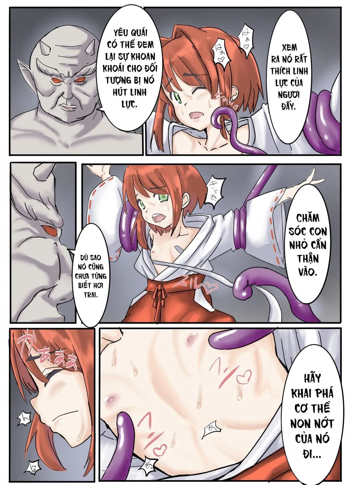 HentaiVN.net - Ảnh 11 - Vu nữ của quỷ. [Oni Miko] - Chap 1