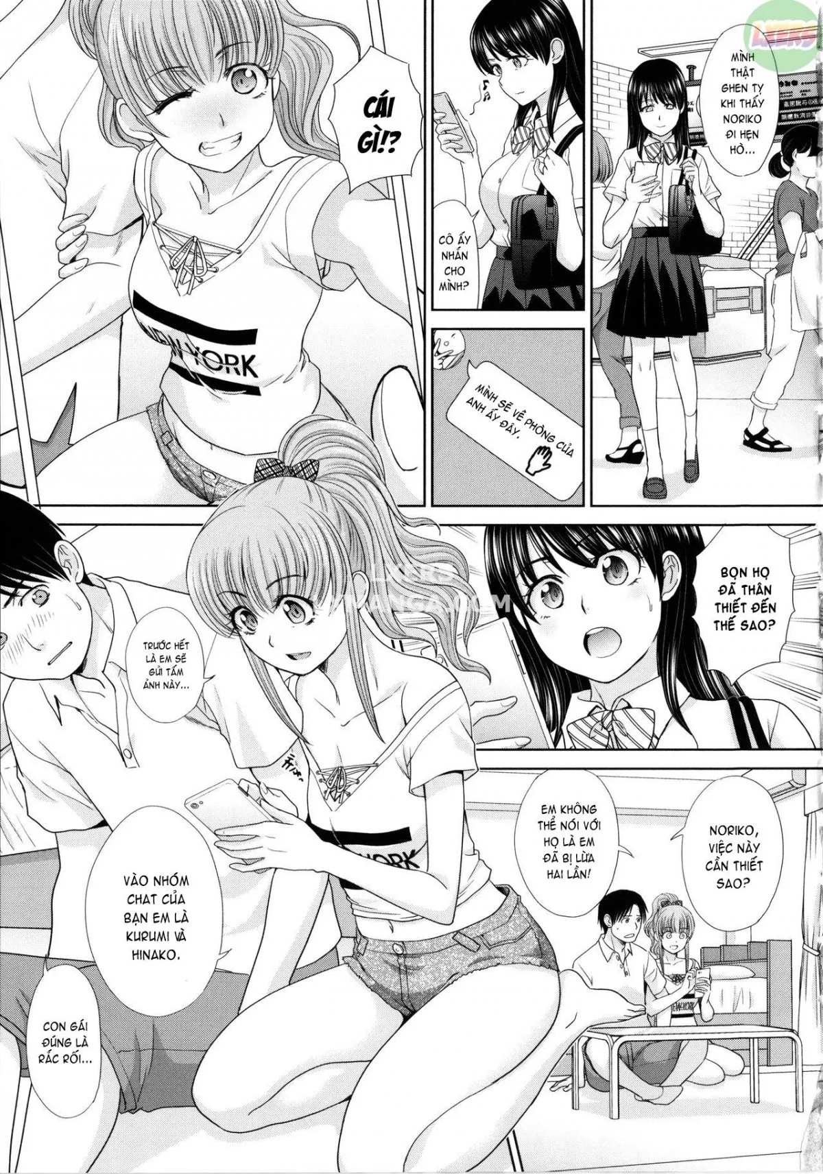 HentaiVN.net - Ảnh 6 - Imouto to Yatte Shimattashi, Imouto no Tomodachi to mo Yatte Shimatta - Chap 1