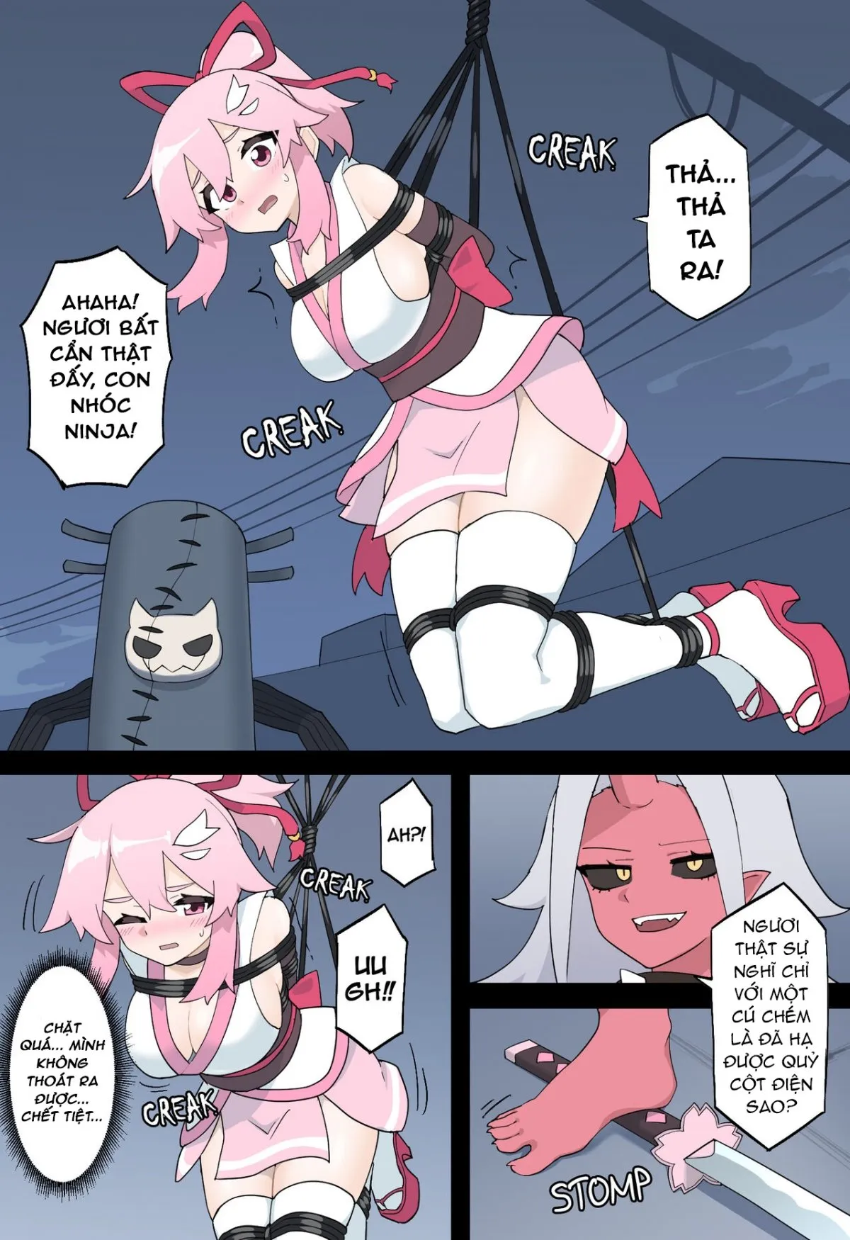 HentaiVN.net - Ảnh 14 - Karen The Flower Kunoichi [Hana no Kunoichi Karen Daiikkan] - Chap 1