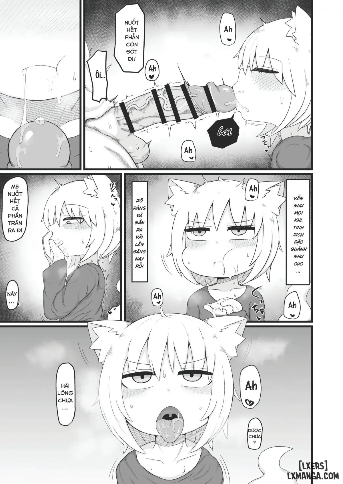 HentaiVN.net - Ảnh 14 - Loli Baba Okaa-san wa Oshi ni Yowai 8 - Oneshot