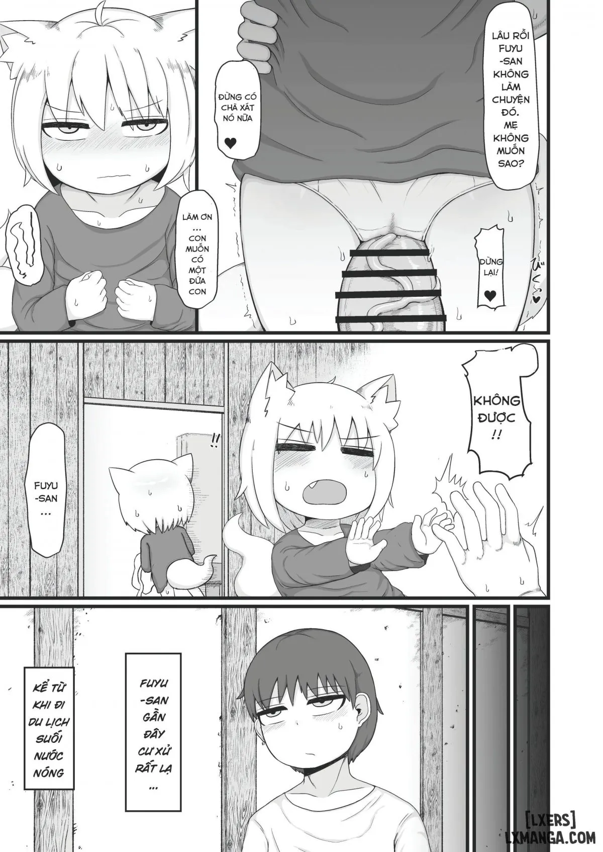 HentaiVN.net - Ảnh 16 - Loli Baba Okaa-san wa Oshi ni Yowai 8 - Oneshot