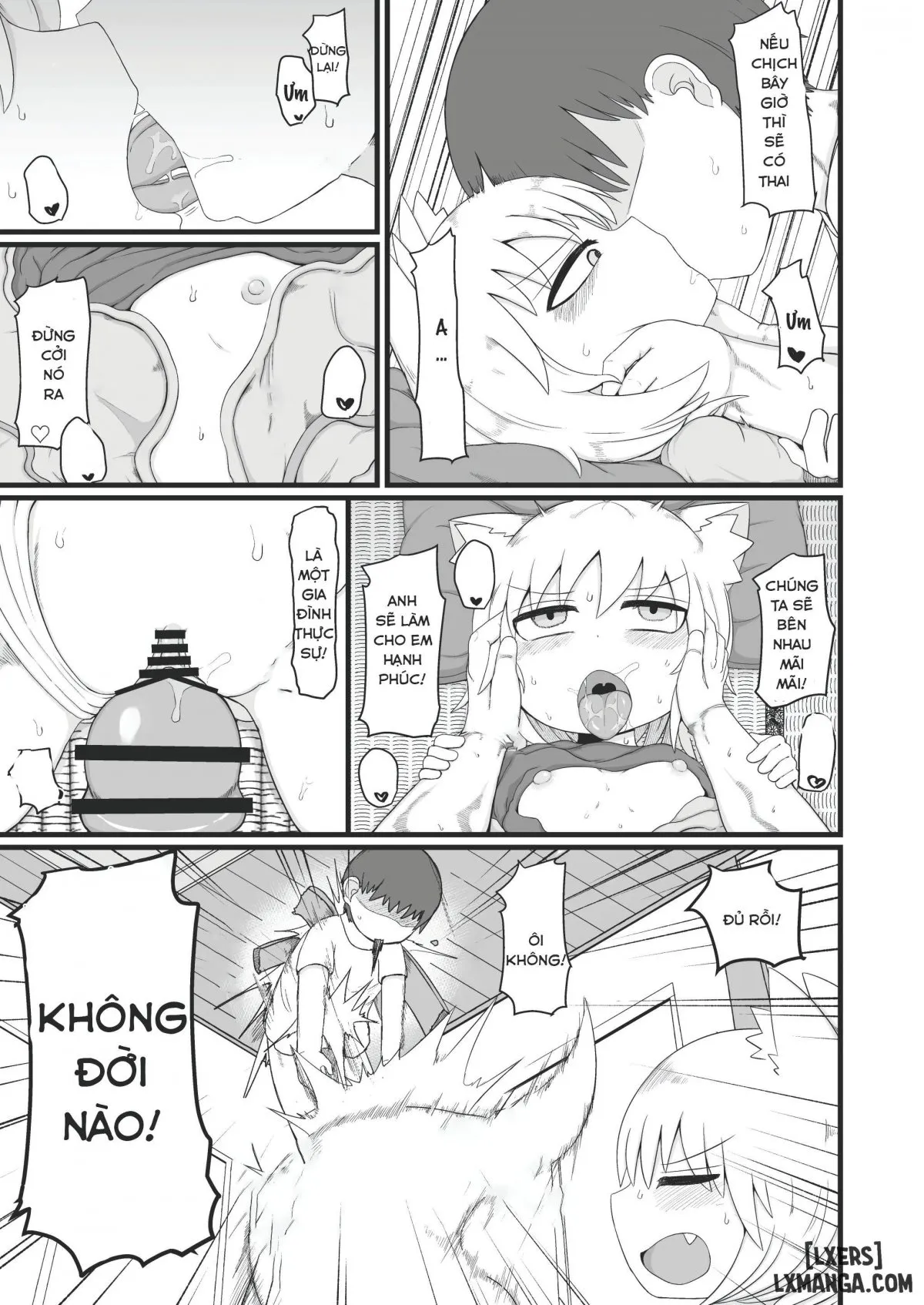 HentaiVN.net - Ảnh 24 - Loli Baba Okaa-san wa Oshi ni Yowai 8 - Oneshot