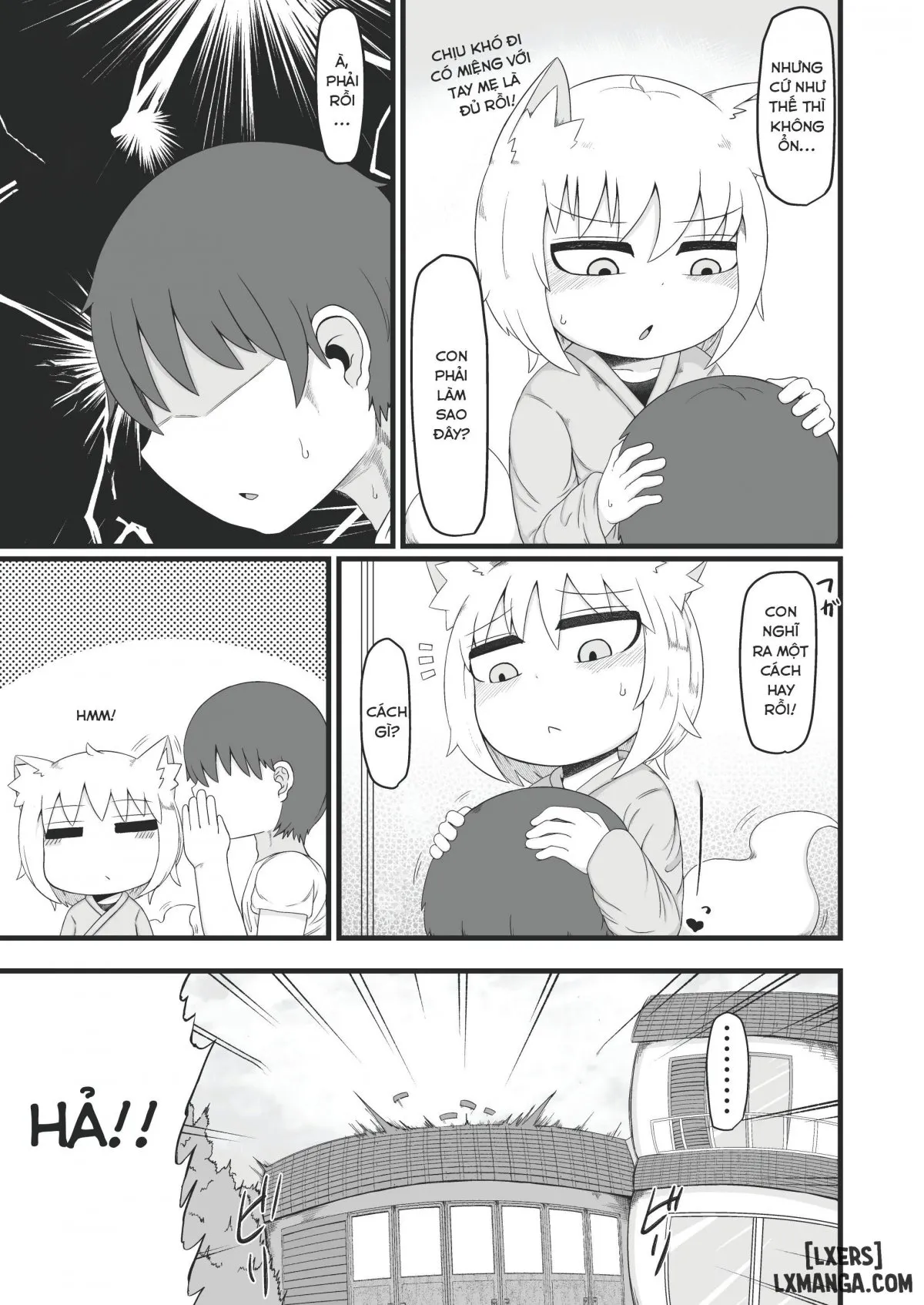 HentaiVN.net - Ảnh 26 - Loli Baba Okaa-san wa Oshi ni Yowai 8 - Oneshot