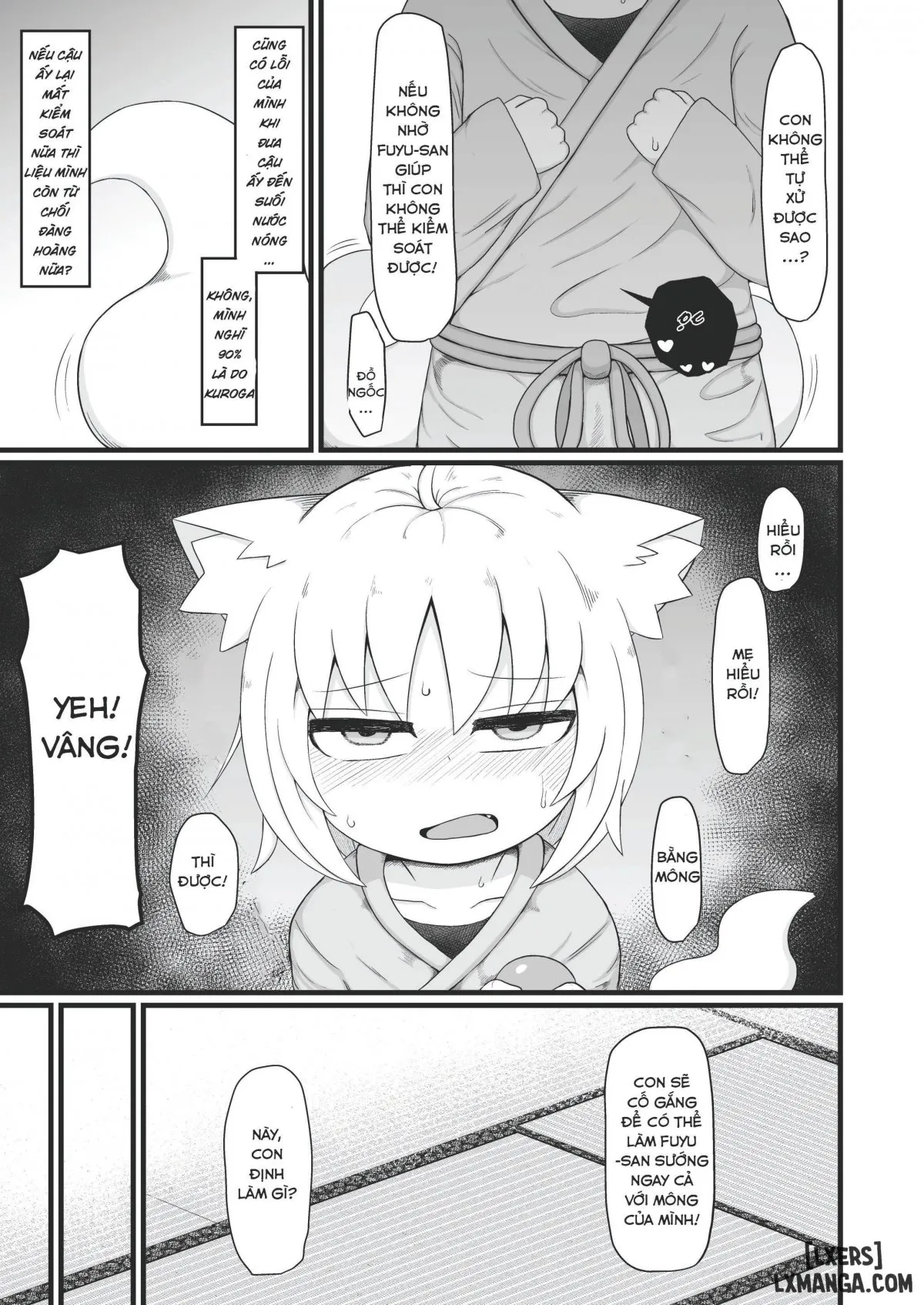 HentaiVN.net - Ảnh 28 - Loli Baba Okaa-san wa Oshi ni Yowai 8 - Oneshot