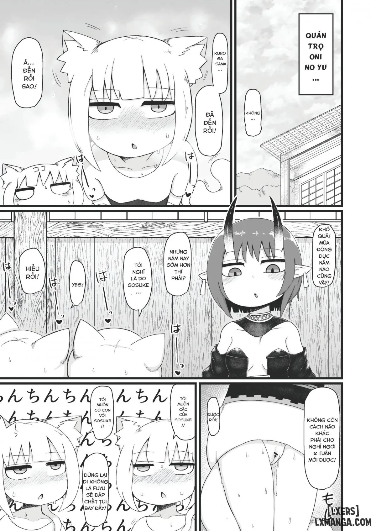 HentaiVN.net - Ảnh 64 - Loli Baba Okaa-san wa Oshi ni Yowai 8 - Oneshot