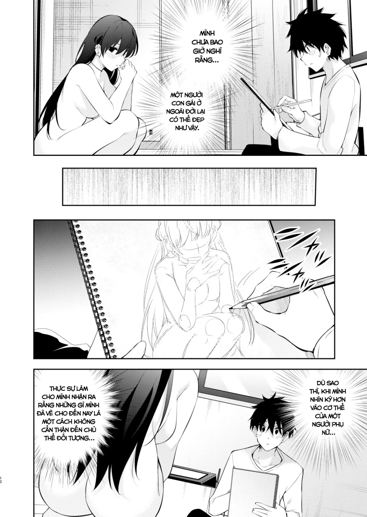 HentaiVN.net - Ảnh 12 - Tôi Bị Em Gái Nữ Sinh Trung Học Giam Cầm [Mishiranu Joshikousei ni Kankin Sareta Mangakka no Hanashi ~if ; 見知らぬ女子高生に監禁された漫画家の話 ～if～] - Pre Story