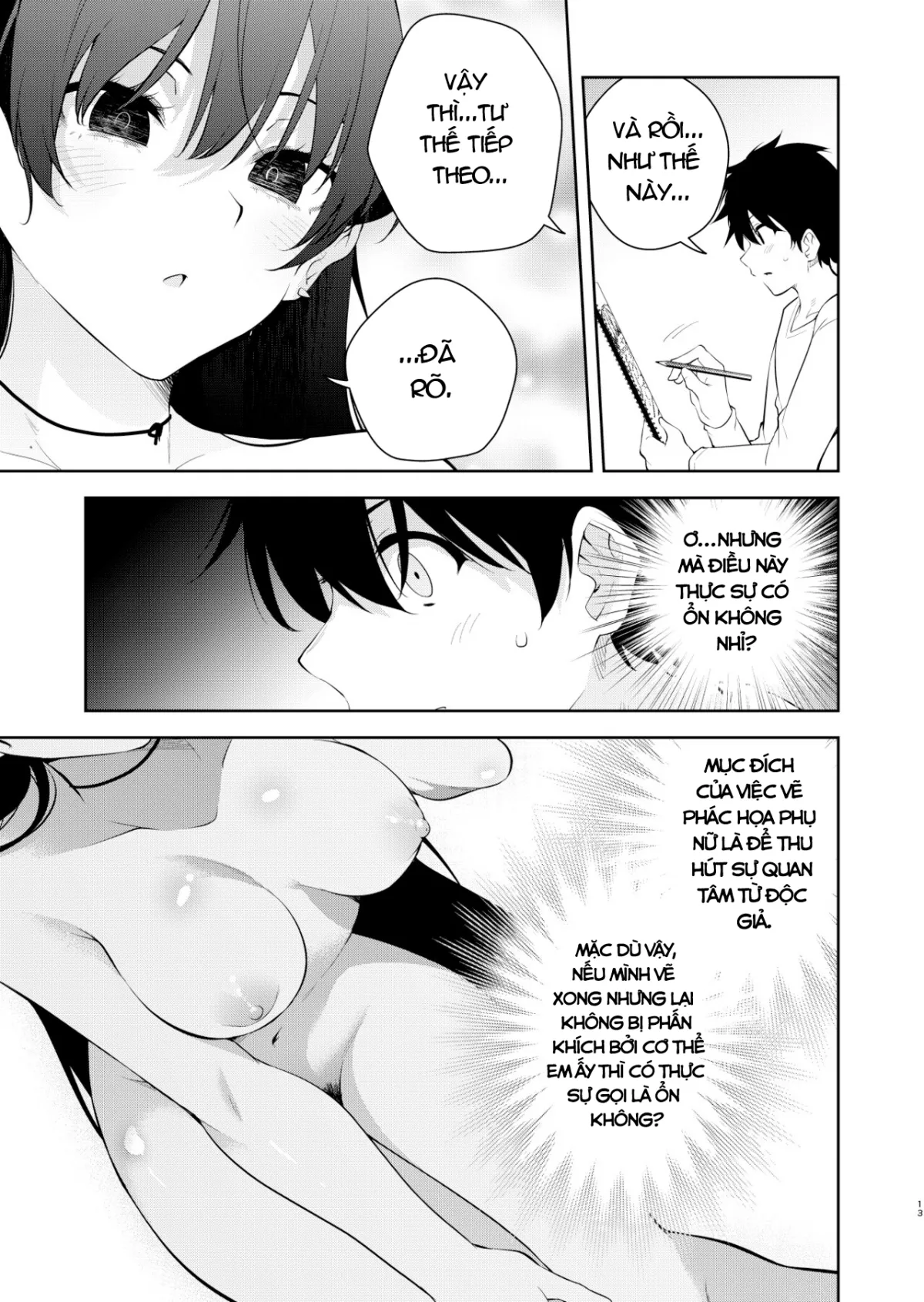 HentaiVN.net - Ảnh 13 - Tôi Bị Em Gái Nữ Sinh Trung Học Giam Cầm [Mishiranu Joshikousei ni Kankin Sareta Mangakka no Hanashi ~if ; 見知らぬ女子高生に監禁された漫画家の話 ～if～] - Pre Story