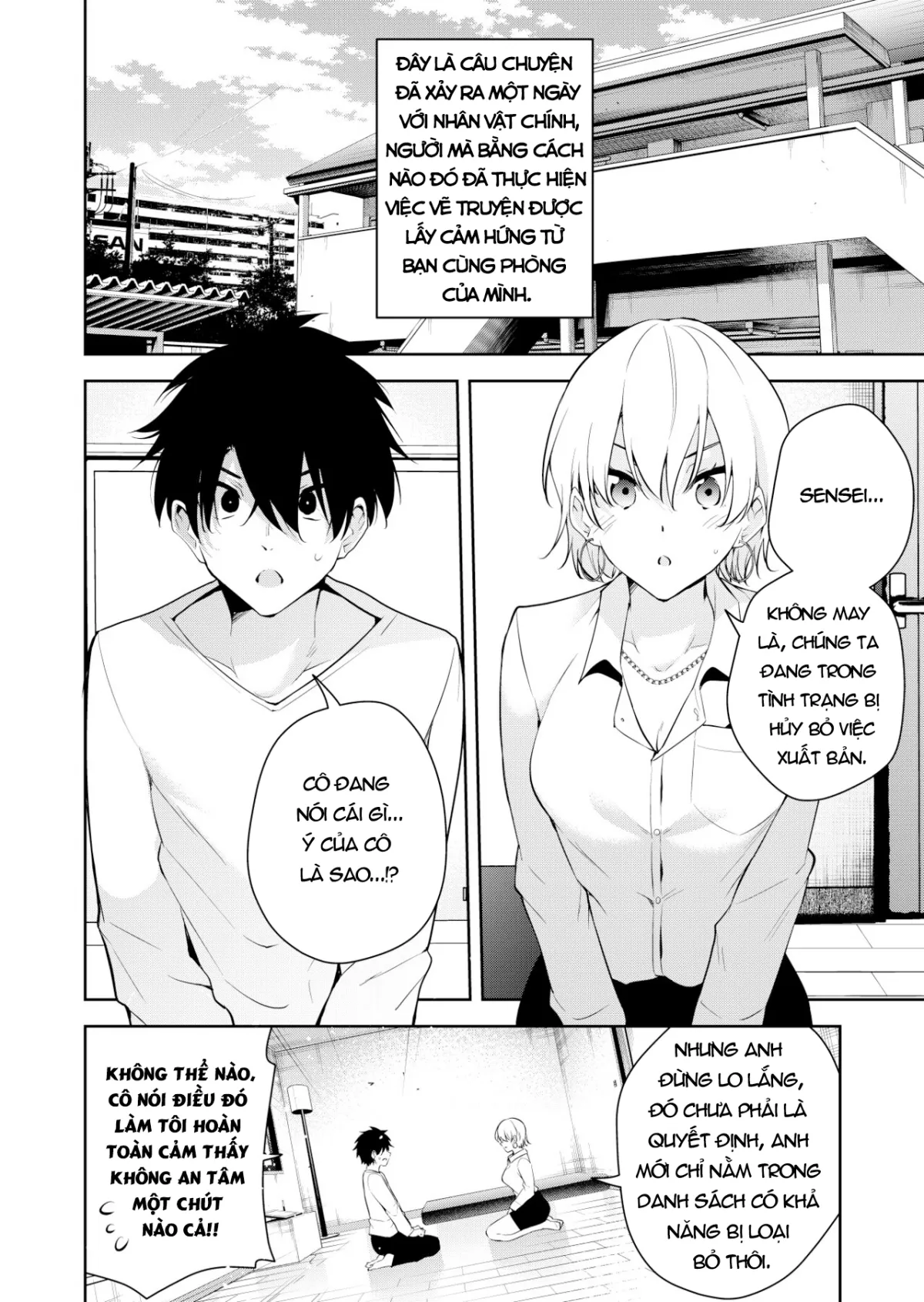 HentaiVN.net - Ảnh 4 - Tôi Bị Em Gái Nữ Sinh Trung Học Giam Cầm [Mishiranu Joshikousei ni Kankin Sareta Mangakka no Hanashi ~if ; 見知らぬ女子高生に監禁された漫画家の話 ～if～] - Pre Story