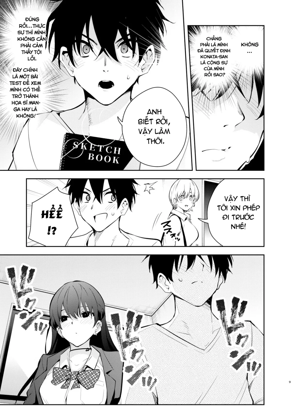 HentaiVN.net - Ảnh 9 - Tôi Bị Em Gái Nữ Sinh Trung Học Giam Cầm [Mishiranu Joshikousei ni Kankin Sareta Mangakka no Hanashi ~if ; 見知らぬ女子高生に監禁された漫画家の話 ～if～] - Pre Story