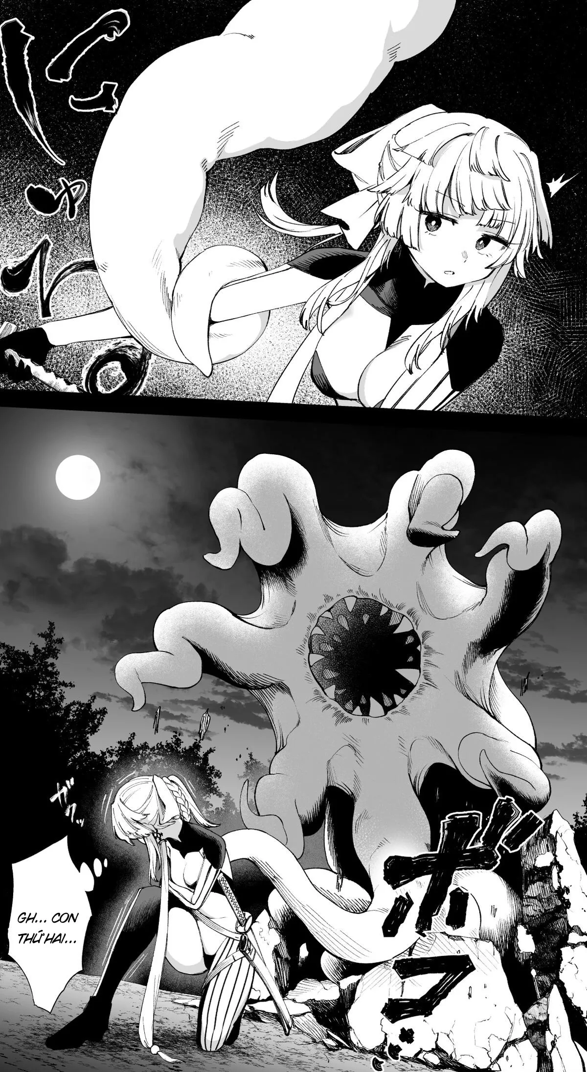 HentaiVN.net - Ảnh 2 - Yui Shousetsu vs Tentacle Demon - Oneshot