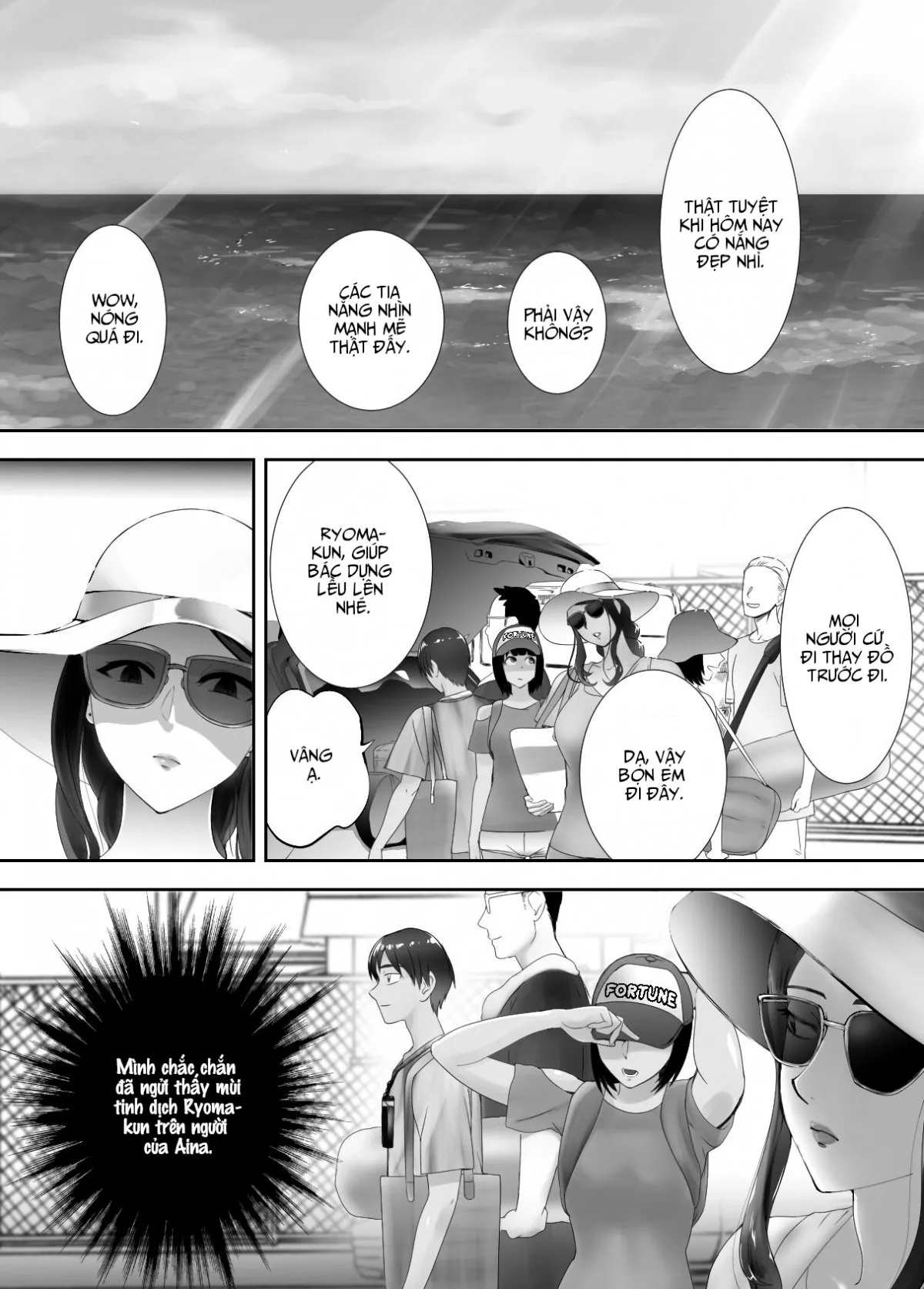 HentaiVN.net - Ảnh 3 - Bạn Thuở Nhỏ Đang Làm Với Mẹ Tôi [Osananajimi ga Mama to Yatte Imasu, My Childhood Friend is Doing It with My Mom] - Chap 5