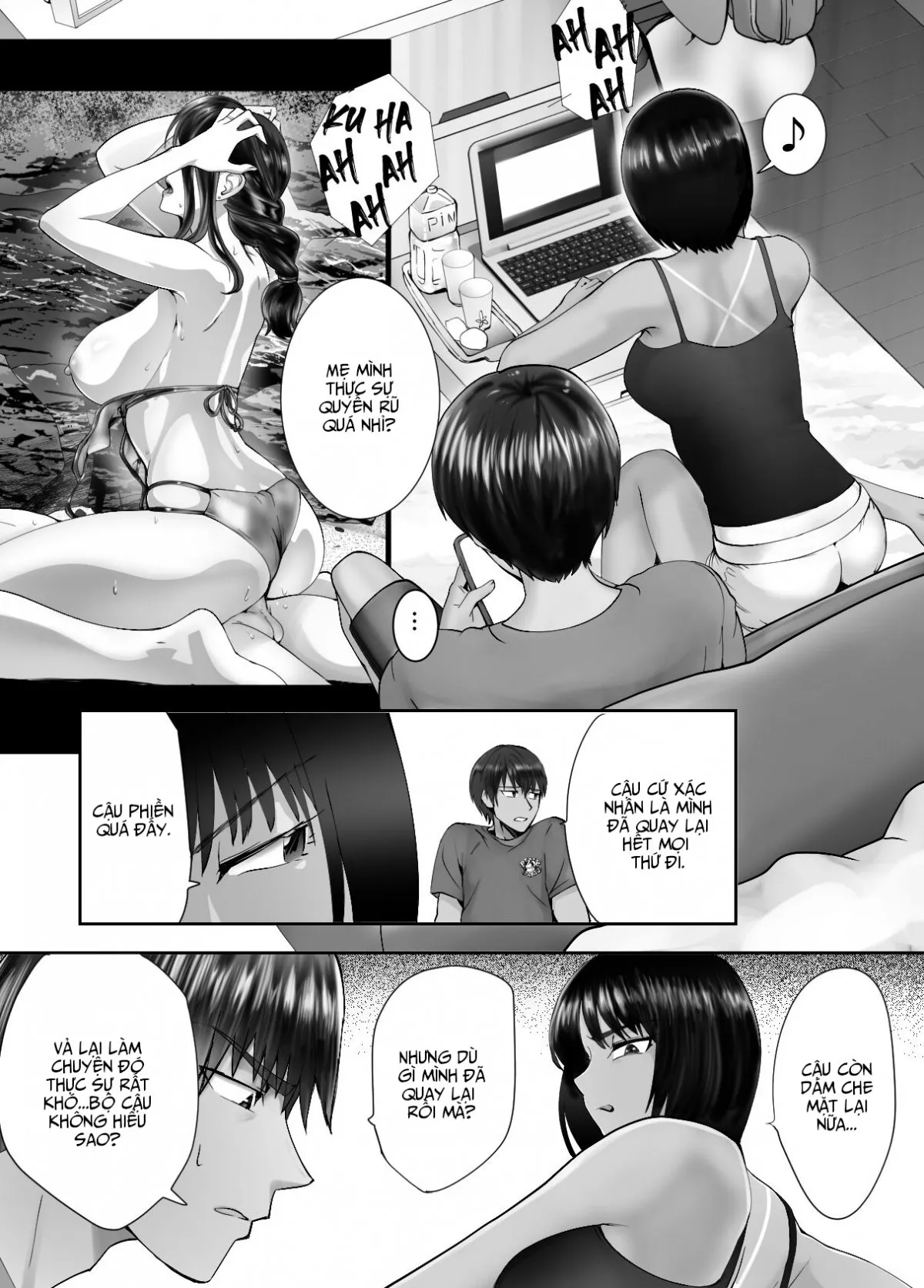 HentaiVN.net - Ảnh 47 - Bạn Thuở Nhỏ Đang Làm Với Mẹ Tôi [Osananajimi ga Mama to Yatte Imasu, My Childhood Friend is Doing It with My Mom] - Chap 5