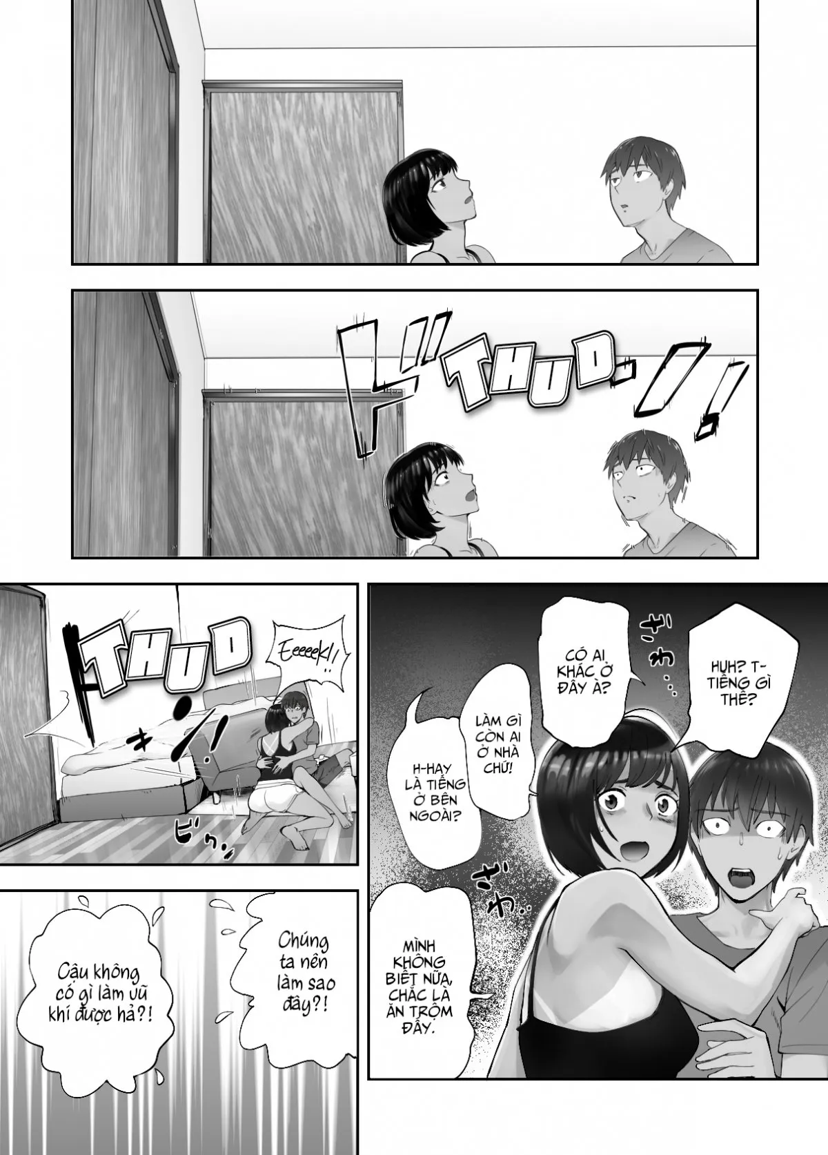HentaiVN.net - Ảnh 50 - Bạn Thuở Nhỏ Đang Làm Với Mẹ Tôi [Osananajimi ga Mama to Yatte Imasu, My Childhood Friend is Doing It with My Mom] - Chap 6