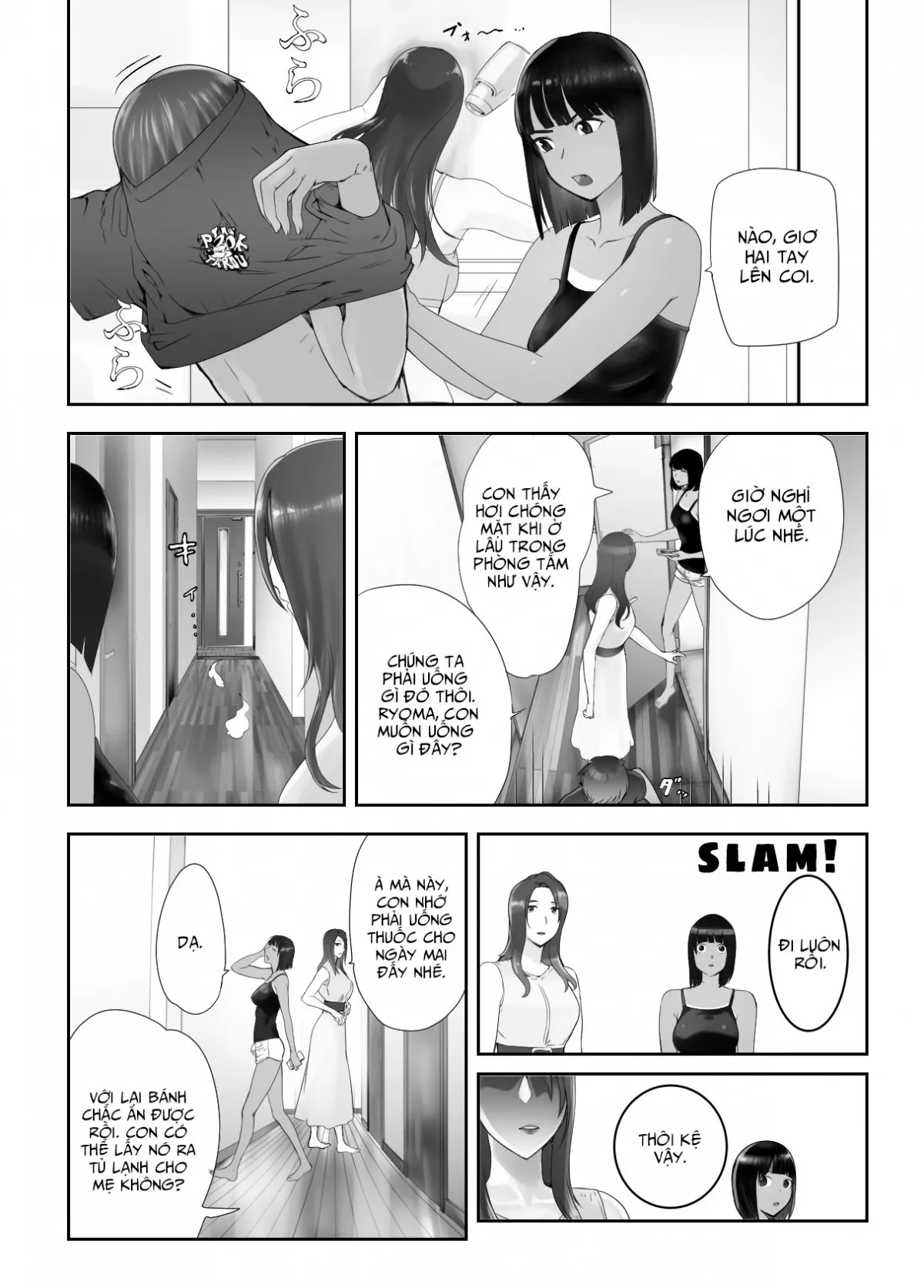 HentaiVN.net - Ảnh 25 - Bạn Thuở Nhỏ Đang Làm Với Mẹ Tôi [Osananajimi ga Mama to Yatte Imasu, My Childhood Friend is Doing It with My Mom] - Chap 8