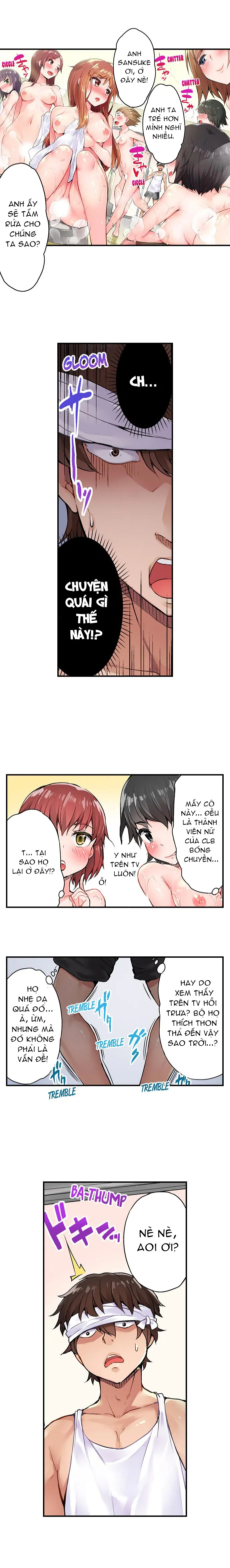 HentaiVN.net - Ảnh 8 - Traditional Job of Washing Girls' Body [Araiya-san!: Ore to Aitsu ga Onnayu de!?; Miss Washer!: Her and I in Female Bath!?] - Chap 1