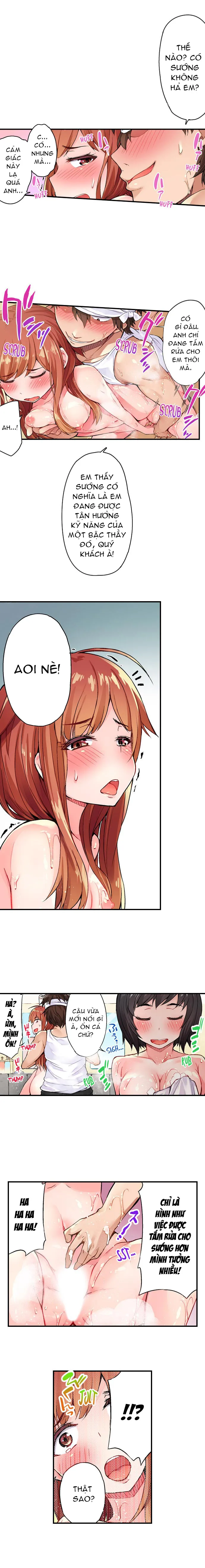 HentaiVN.net - Ảnh 8 - Traditional Job of Washing Girls' Body [Araiya-san!: Ore to Aitsu ga Onnayu de!?; Miss Washer!: Her and I in Female Bath!?] - Chap 2