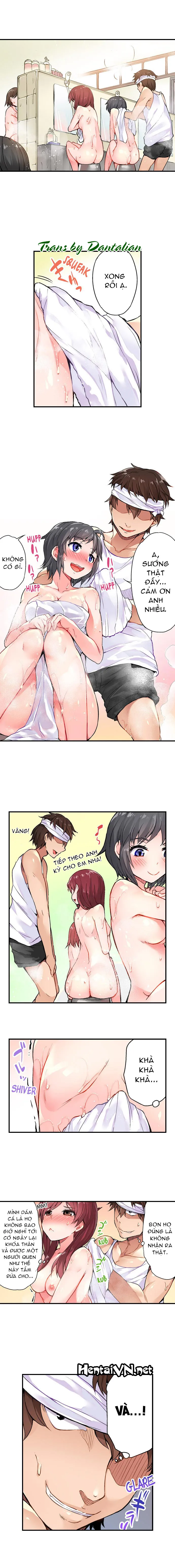 HentaiVN.net - Ảnh 3 - Traditional Job of Washing Girls' Body [Araiya-san!: Ore to Aitsu ga Onnayu de!?; Miss Washer!: Her and I in Female Bath!?] - Chap 2.1: Không Che