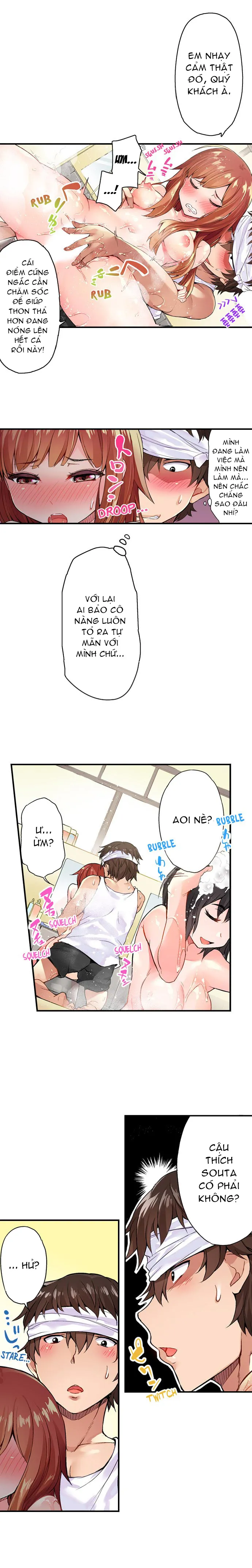 HentaiVN.net - Ảnh 4 - Traditional Job of Washing Girls' Body [Araiya-san!: Ore to Aitsu ga Onnayu de!?; Miss Washer!: Her and I in Female Bath!?] - Chap 3