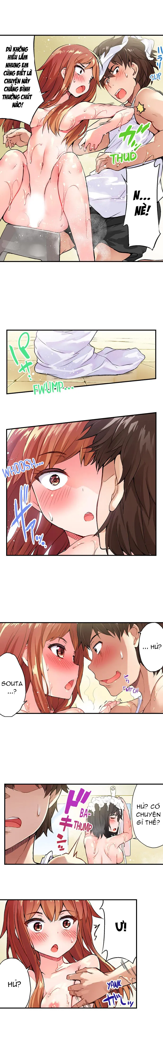 HentaiVN.net - Ảnh 6 - Traditional Job of Washing Girls' Body [Araiya-san!: Ore to Aitsu ga Onnayu de!?; Miss Washer!: Her and I in Female Bath!?] - Chap 3