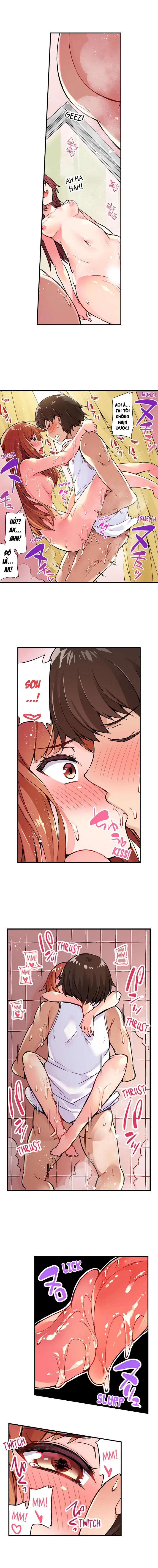 HentaiVN.net - Ảnh 8 - Traditional Job of Washing Girls' Body [Araiya-san!: Ore to Aitsu ga Onnayu de!?; Miss Washer!: Her and I in Female Bath!?] - Chap 9: Thịt Xong Bé Aoi!