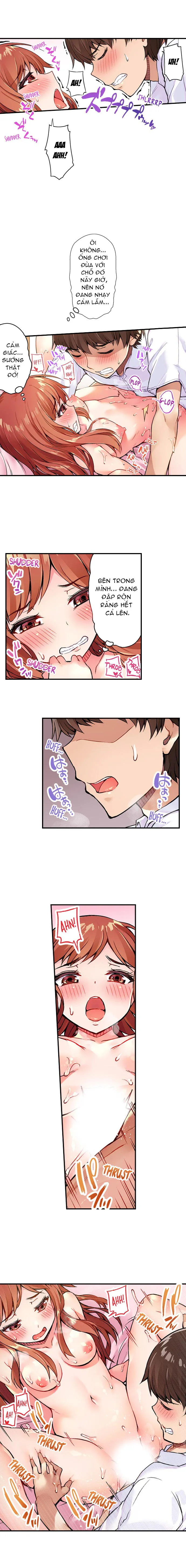 HentaiVN.net - Ảnh 5 - Traditional Job of Washing Girls' Body [Araiya-san!: Ore to Aitsu ga Onnayu de!?; Miss Washer!: Her and I in Female Bath!?] - Chap 12: Thịt Xong Aoi Lần Hai!