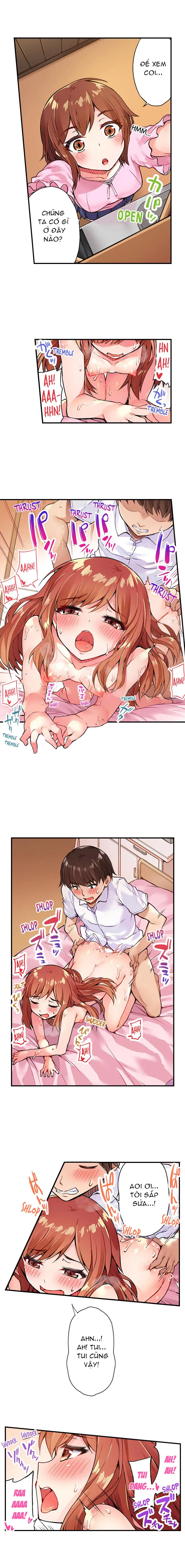 HentaiVN.net - Ảnh 8 - Traditional Job of Washing Girls' Body [Araiya-san!: Ore to Aitsu ga Onnayu de!?; Miss Washer!: Her and I in Female Bath!?] - Chap 12: Thịt Xong Aoi Lần Hai!