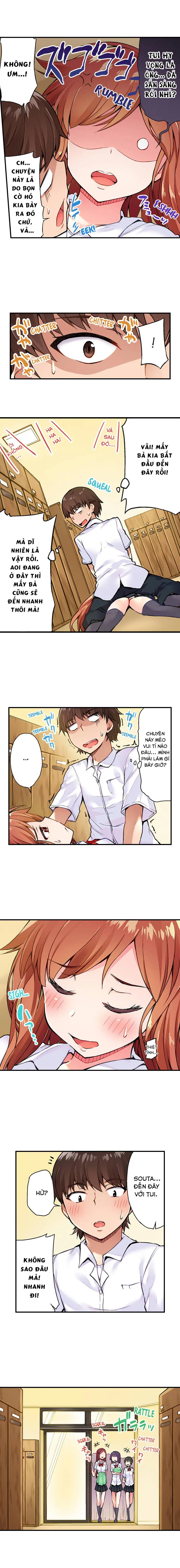 HentaiVN.net - Ảnh 8 - Traditional Job of Washing Girls' Body [Araiya-san!: Ore to Aitsu ga Onnayu de!?; Miss Washer!: Her and I in Female Bath!?] - Chap 13: Lạc Vào Động Bàng Tơ!