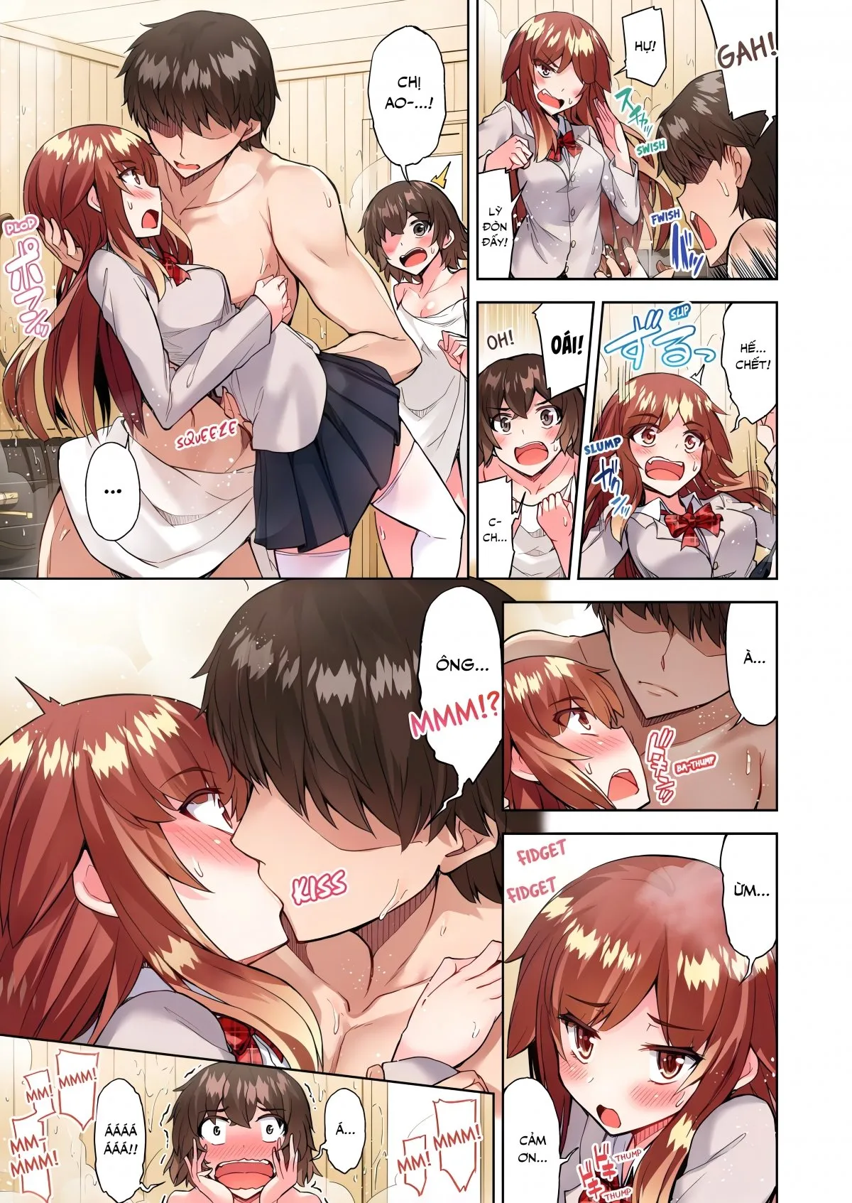 HentaiVN.net - Ảnh 3 - Traditional Job of Washing Girls' Body [Araiya-san!: Ore to Aitsu ga Onnayu de!?; Miss Washer!: Her and I in Female Bath!?] - Chap 81