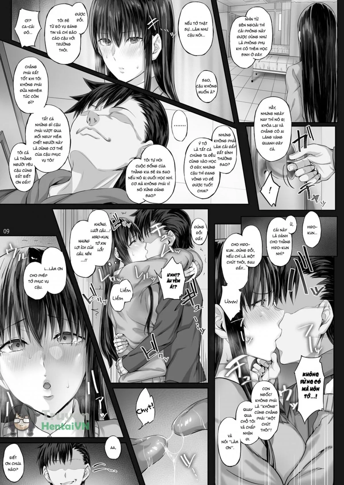 HentaiVN.net - Ảnh 7 - Em người yêu làm những điều mà tôi không biết [Kanojo ga Boku no Shiranai Tokoro de] - Chap 1