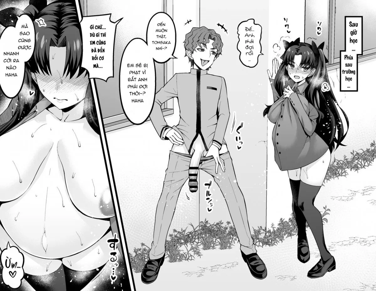 HentaiVN.net - Ảnh 4 - Rin Tohsaka, Shinji and cheating sex❤3 - Oneshot.