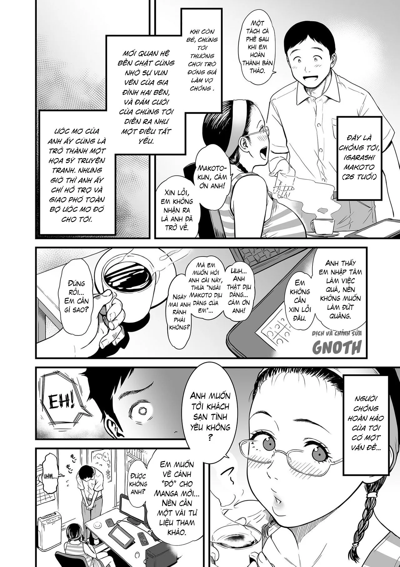 HentaiVN.net - Ảnh 11 - It’s Not a Fantasy That The Female Erotic Mangaka Is a Pervert - Chap 1