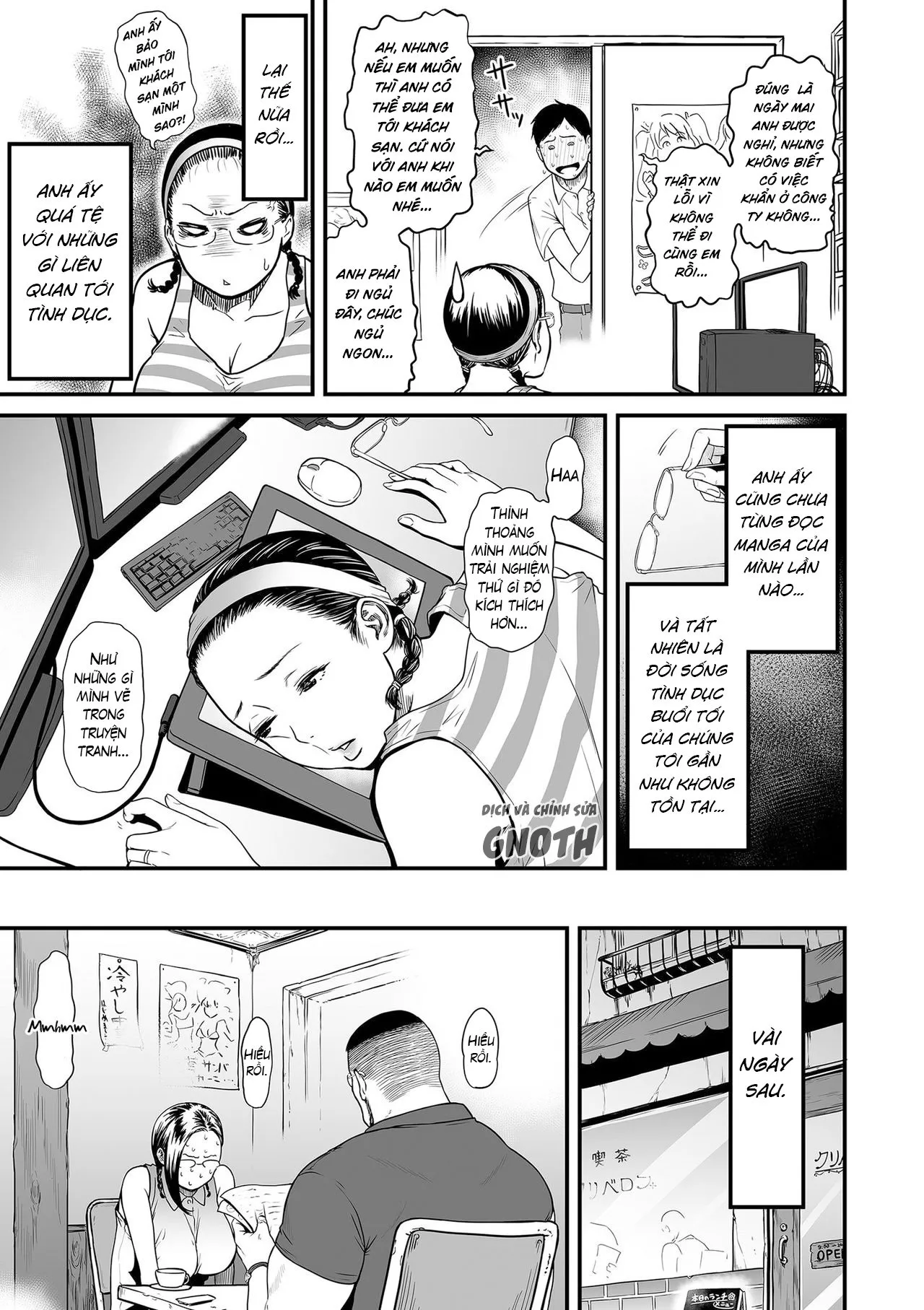 HentaiVN.net - Ảnh 12 - It’s Not a Fantasy That The Female Erotic Mangaka Is a Pervert - Chap 1