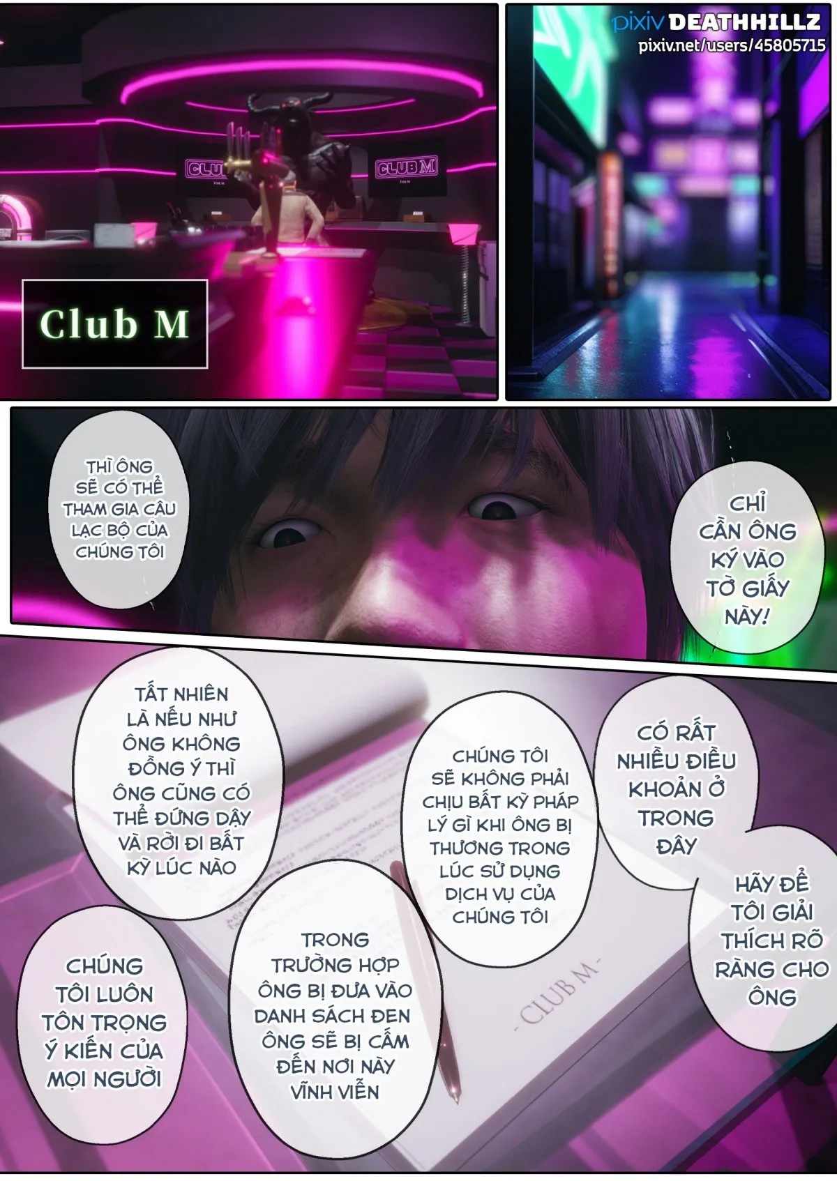 HentaiVN.net - Ảnh 3 - câu lạc bộ máu M 3 [Club M 3] - Chap 1