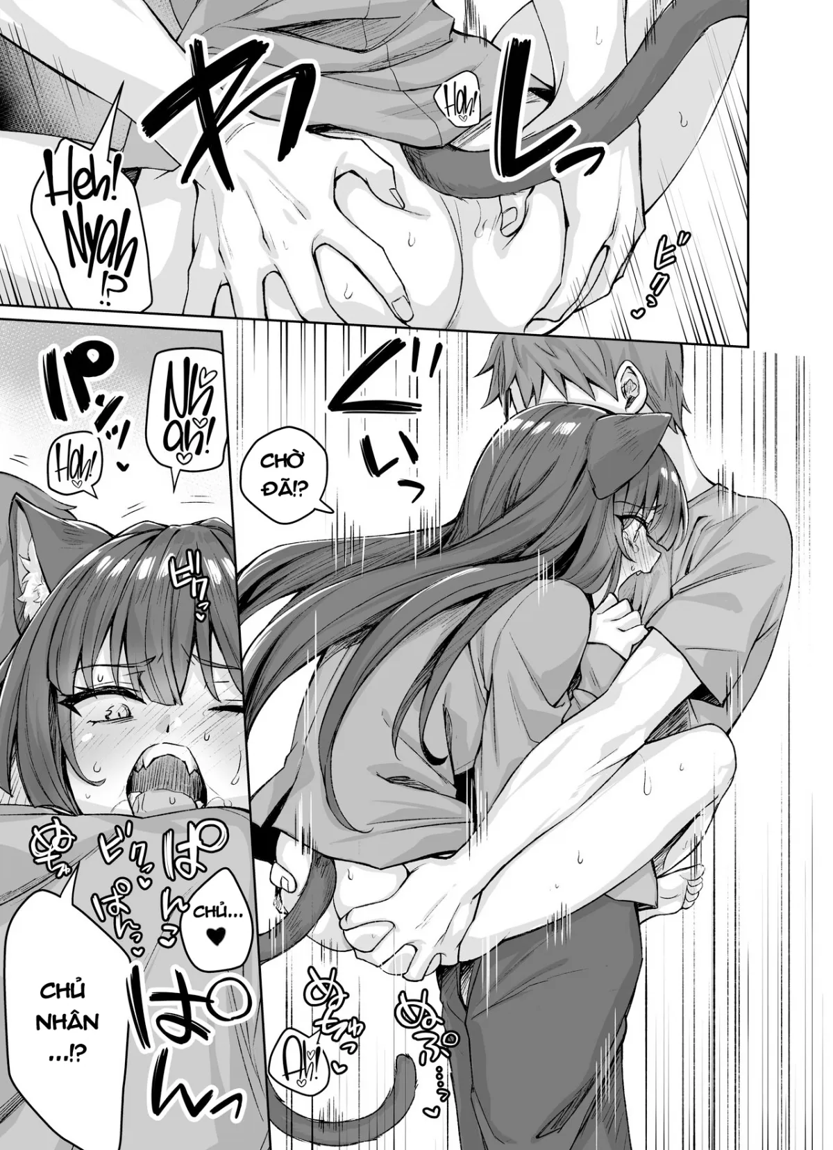 HentaiVN.net - Ảnh 40 - Câu Chuyện Về Nàng Mèo Yandere Của Tôi Vắt Khô Tôi Tới Kiệt Sức [Uchi no Yandere na Kaineko-chan ni Mechakucha ni Shiborarechau Hanashi; うちのヤンデレな飼い猫ちゃんにメチャクチャに搾られちゃう話。] - Oneshot(Tạm thời)