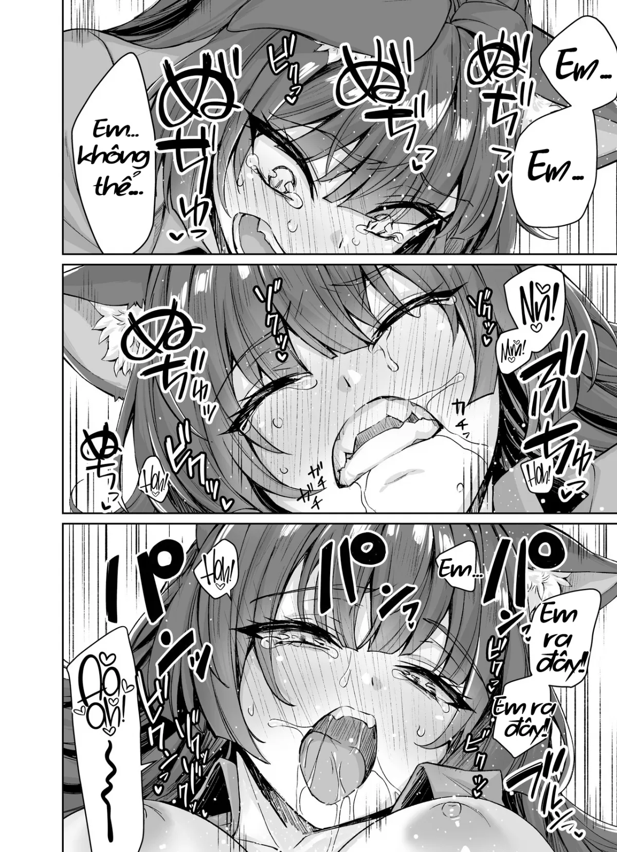 HentaiVN.net - Ảnh 43 - Câu Chuyện Về Nàng Mèo Yandere Của Tôi Vắt Khô Tôi Tới Kiệt Sức [Uchi no Yandere na Kaineko-chan ni Mechakucha ni Shiborarechau Hanashi; うちのヤンデレな飼い猫ちゃんにメチャクチャに搾られちゃう話。] - Oneshot(Tạm thời)