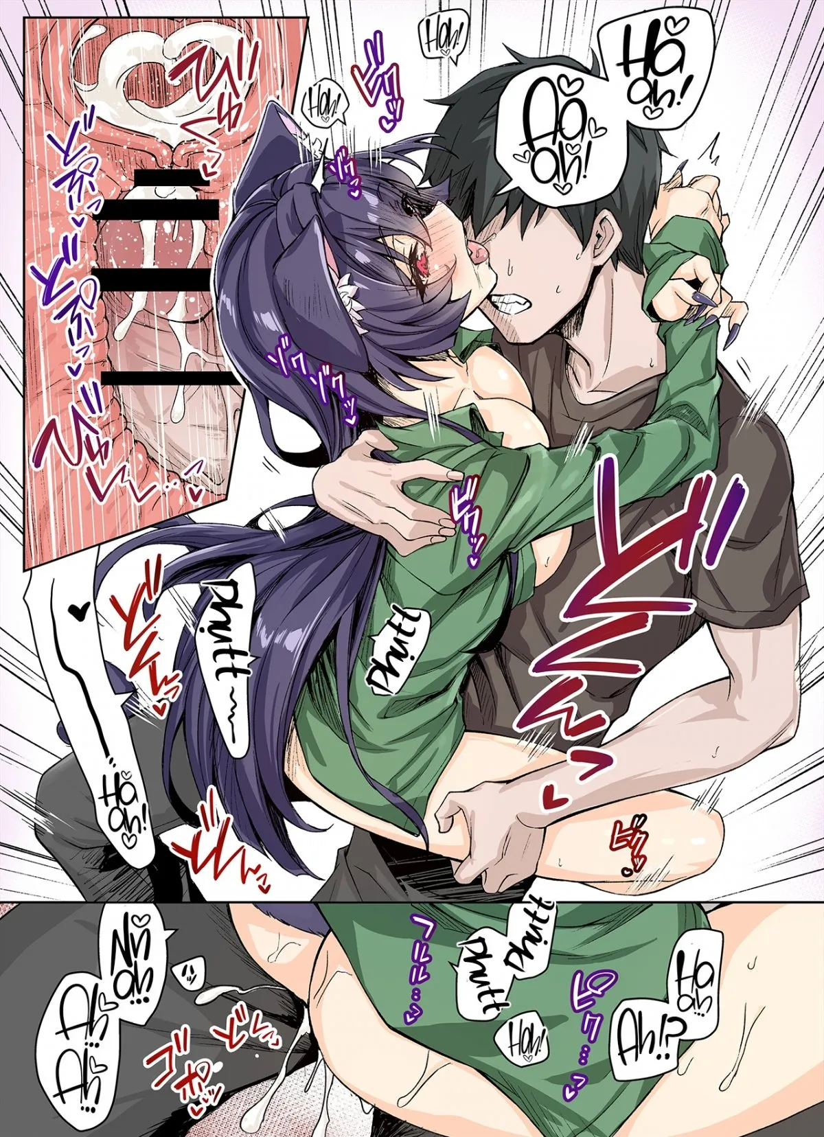 HentaiVN.net - Ảnh 44 - Câu Chuyện Về Nàng Mèo Yandere Của Tôi Vắt Khô Tôi Tới Kiệt Sức [Uchi no Yandere na Kaineko-chan ni Mechakucha ni Shiborarechau Hanashi; うちのヤンデレな飼い猫ちゃんにメチャクチャに搾られちゃう話。] - Full Màu
