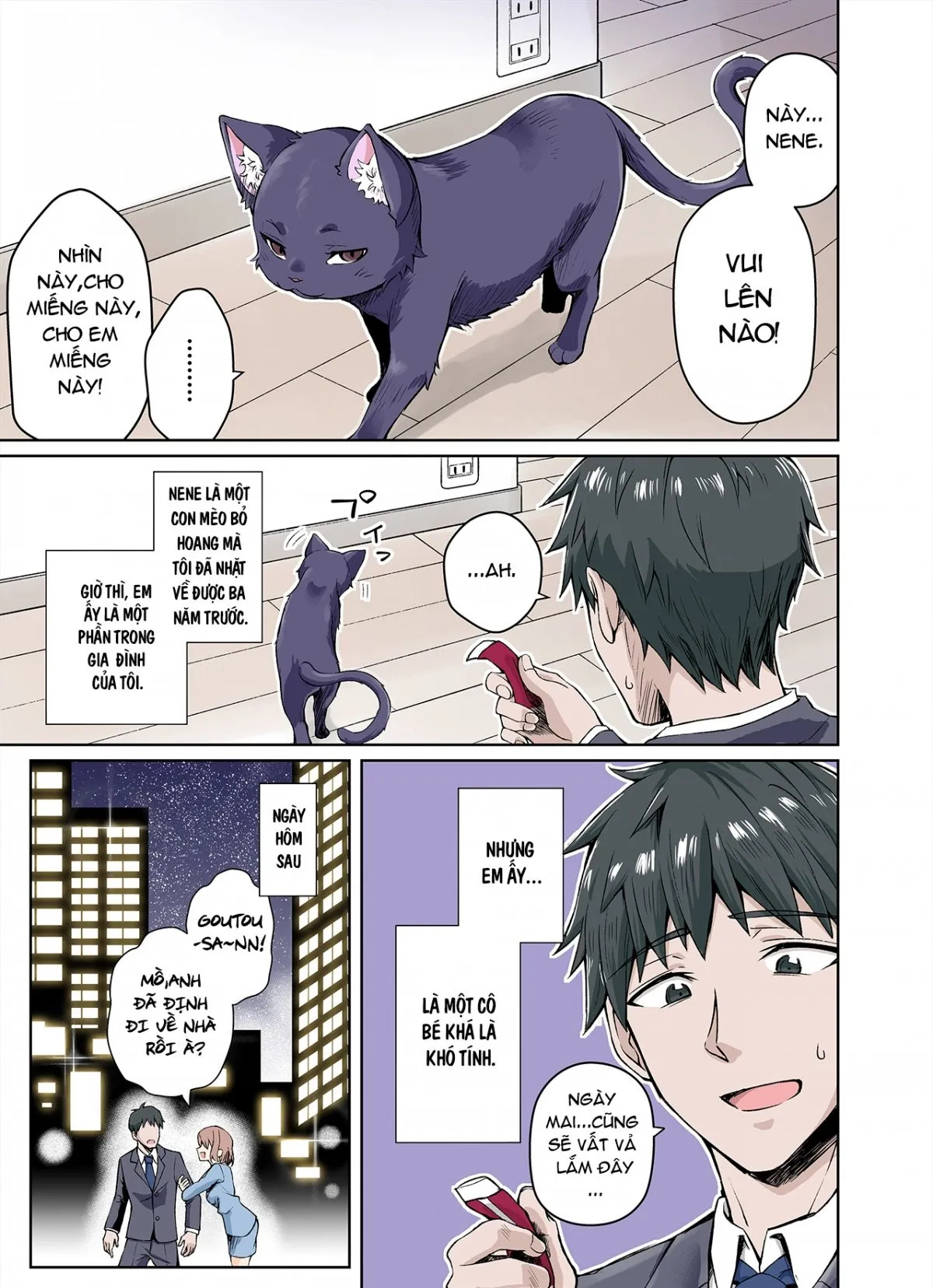 HentaiVN.net - Ảnh 4 - Câu Chuyện Về Nàng Mèo Yandere Của Tôi Vắt Khô Tôi Tới Kiệt Sức [Uchi no Yandere na Kaineko-chan ni Mechakucha ni Shiborarechau Hanashi; うちのヤンデレな飼い猫ちゃんにメチャクチャに搾られちゃう話。] - Full Màu