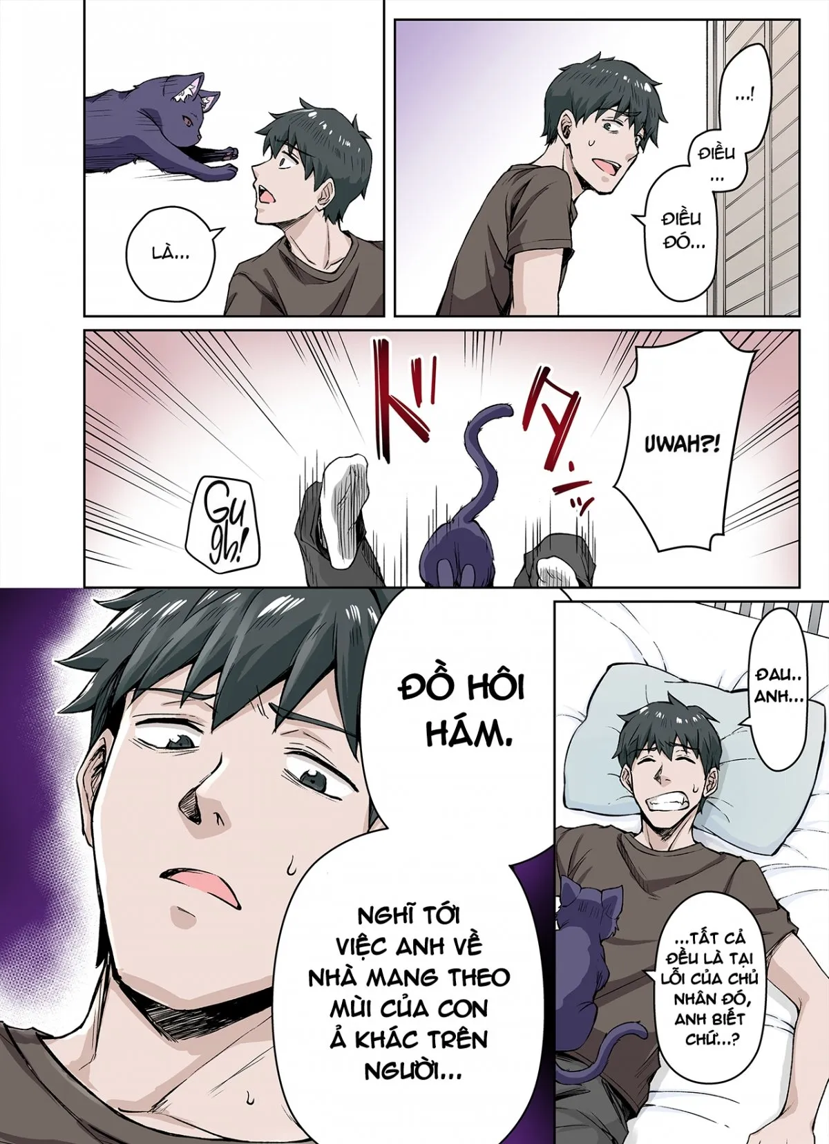 HentaiVN.net - Ảnh 7 - Câu Chuyện Về Nàng Mèo Yandere Của Tôi Vắt Khô Tôi Tới Kiệt Sức [Uchi no Yandere na Kaineko-chan ni Mechakucha ni Shiborarechau Hanashi; うちのヤンデレな飼い猫ちゃんにメチャクチャに搾られちゃう話。] - Full Màu