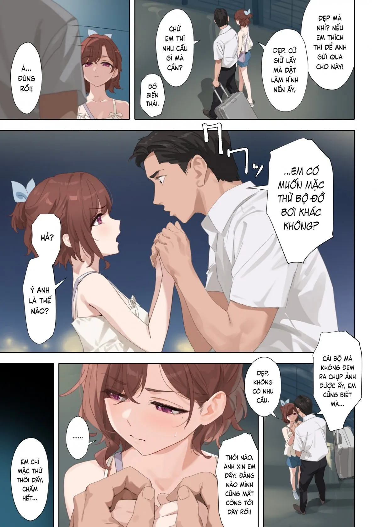 HentaiVN.net - Ảnh 5 - Mộng Ước Đêm Hè [Manatsu no Yoru no Yume; 真夏の夜の夢] - Oneshot Không che