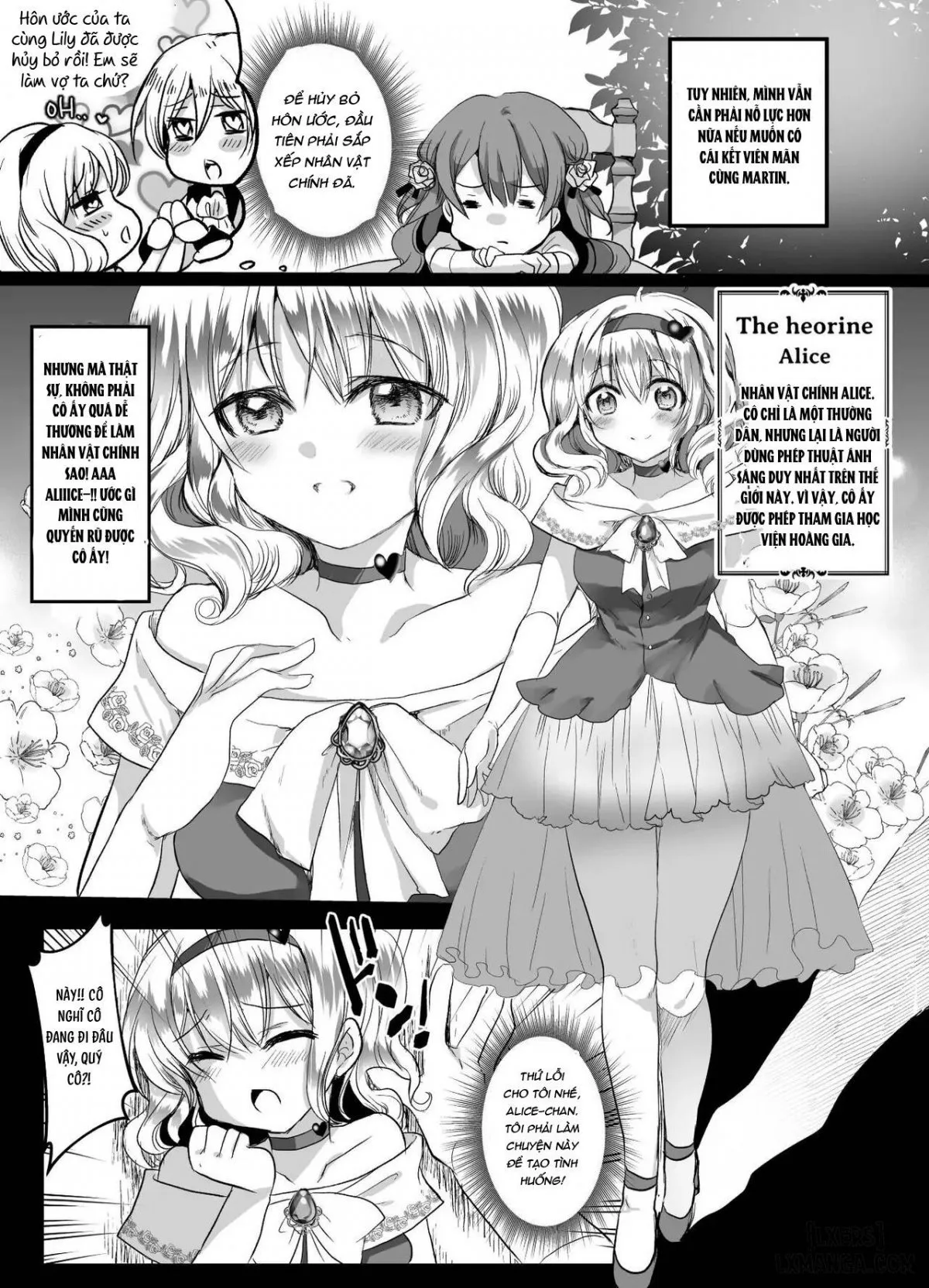 HentaiVN.net - Ảnh 11 - Mob Oshi JK no Akuyaku Reijou Isekai Tensei ~Hisan~ [JK's Tragic Isekai Reincarnation as the Villainess ~But My Precious Side Character!] - Chap 1