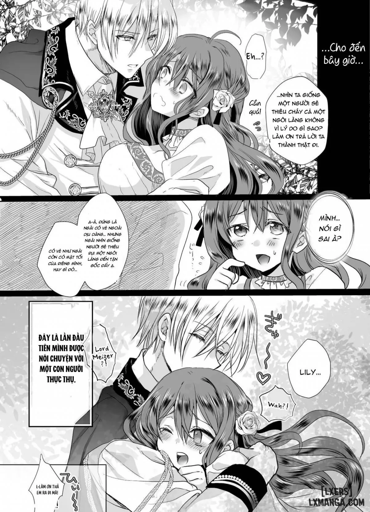 HentaiVN.net - Ảnh 23 - Mob Oshi JK no Akuyaku Reijou Isekai Tensei ~Hisan~ [JK's Tragic Isekai Reincarnation as the Villainess ~But My Precious Side Character!] - Chap 1