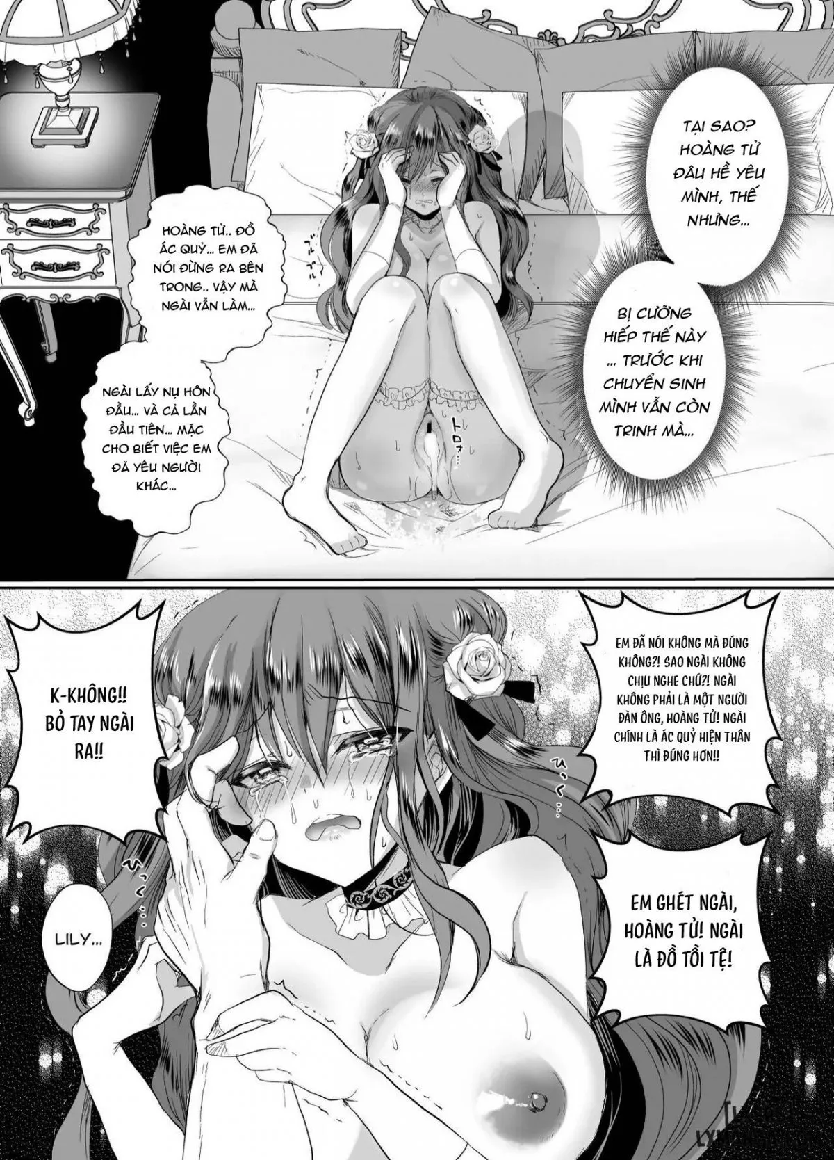 HentaiVN.net - Ảnh 38 - Mob Oshi JK no Akuyaku Reijou Isekai Tensei ~Hisan~ [JK's Tragic Isekai Reincarnation as the Villainess ~But My Precious Side Character!] - Chap 1