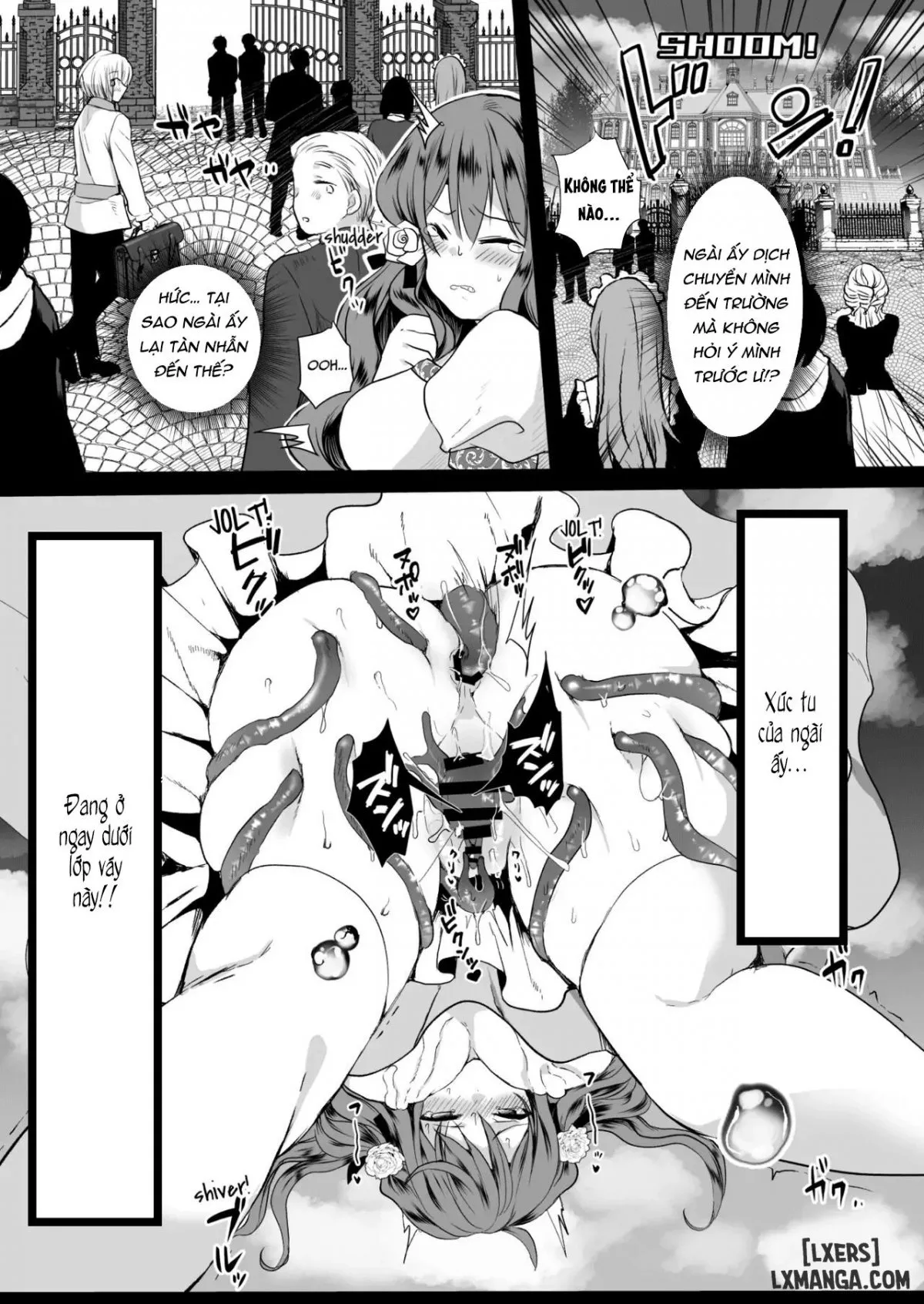 HentaiVN.net - Ảnh 24 - Mob Oshi JK no Akuyaku Reijou Isekai Tensei ~Hisan~ [JK's Tragic Isekai Reincarnation as the Villainess ~But My Precious Side Character!] - Chap 3